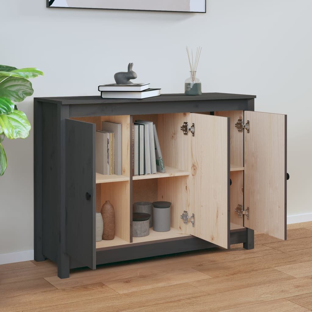 vidaXL Sideboard Sideboard Grau 100x35x74 cm günstig online kaufen