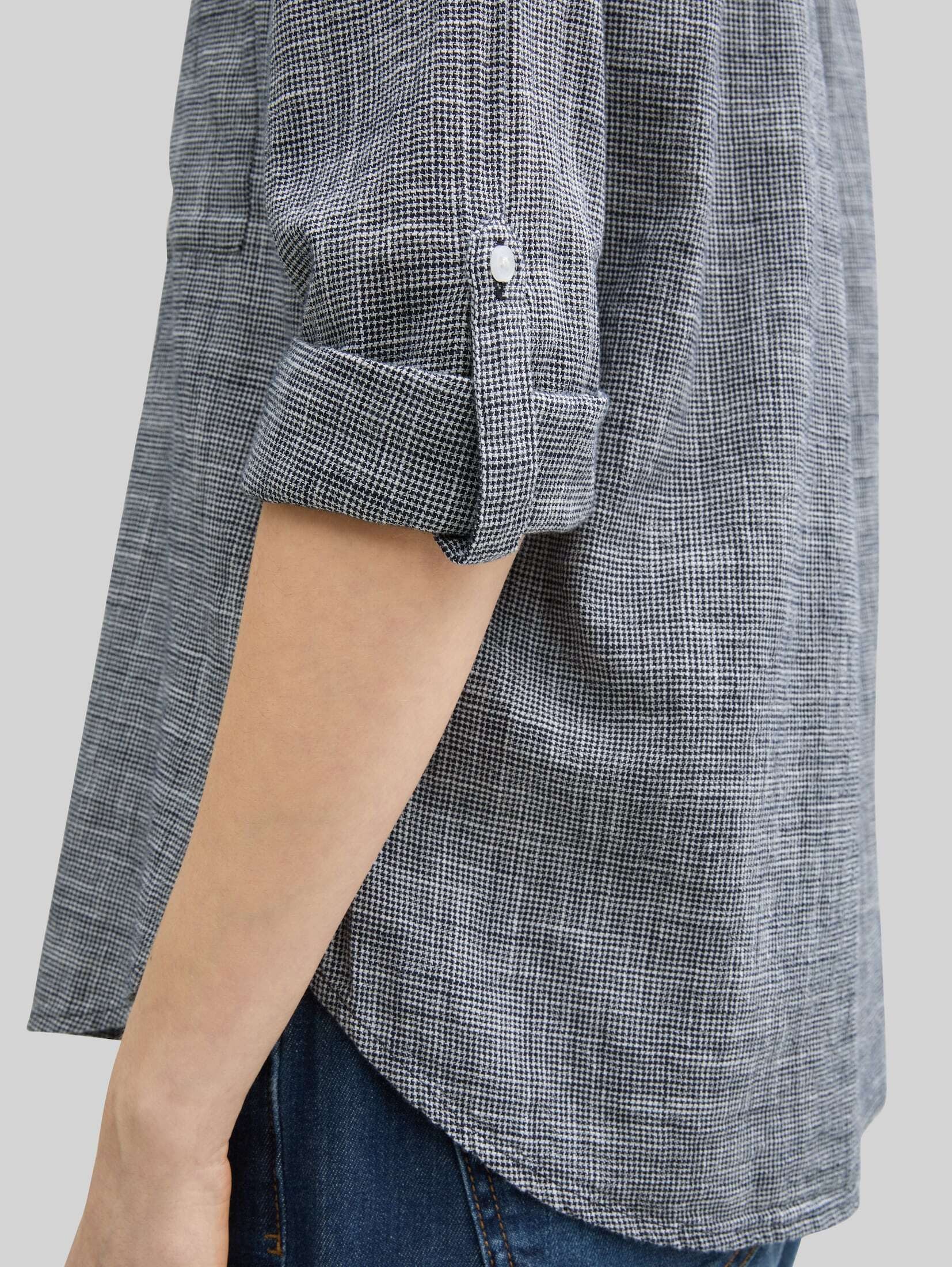 TOM TAILOR Langarmbluse Blusen & Shirts Bluse mit Brusttaschen