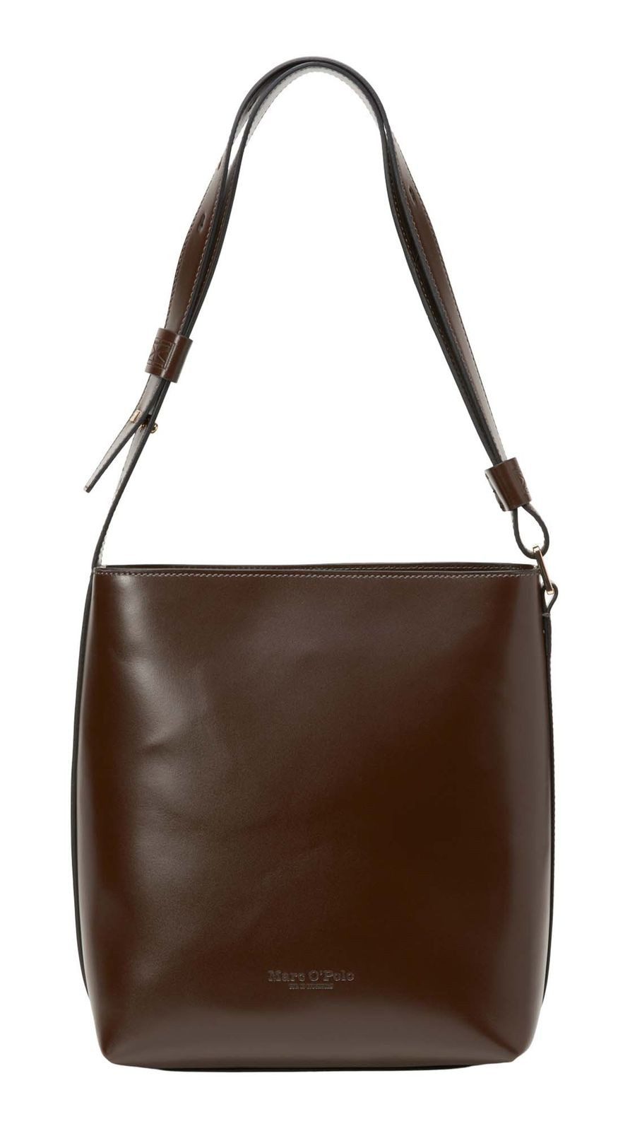 Marc O'Polo Schultertasche Hobo Bag, aus echtem Kalbsleder