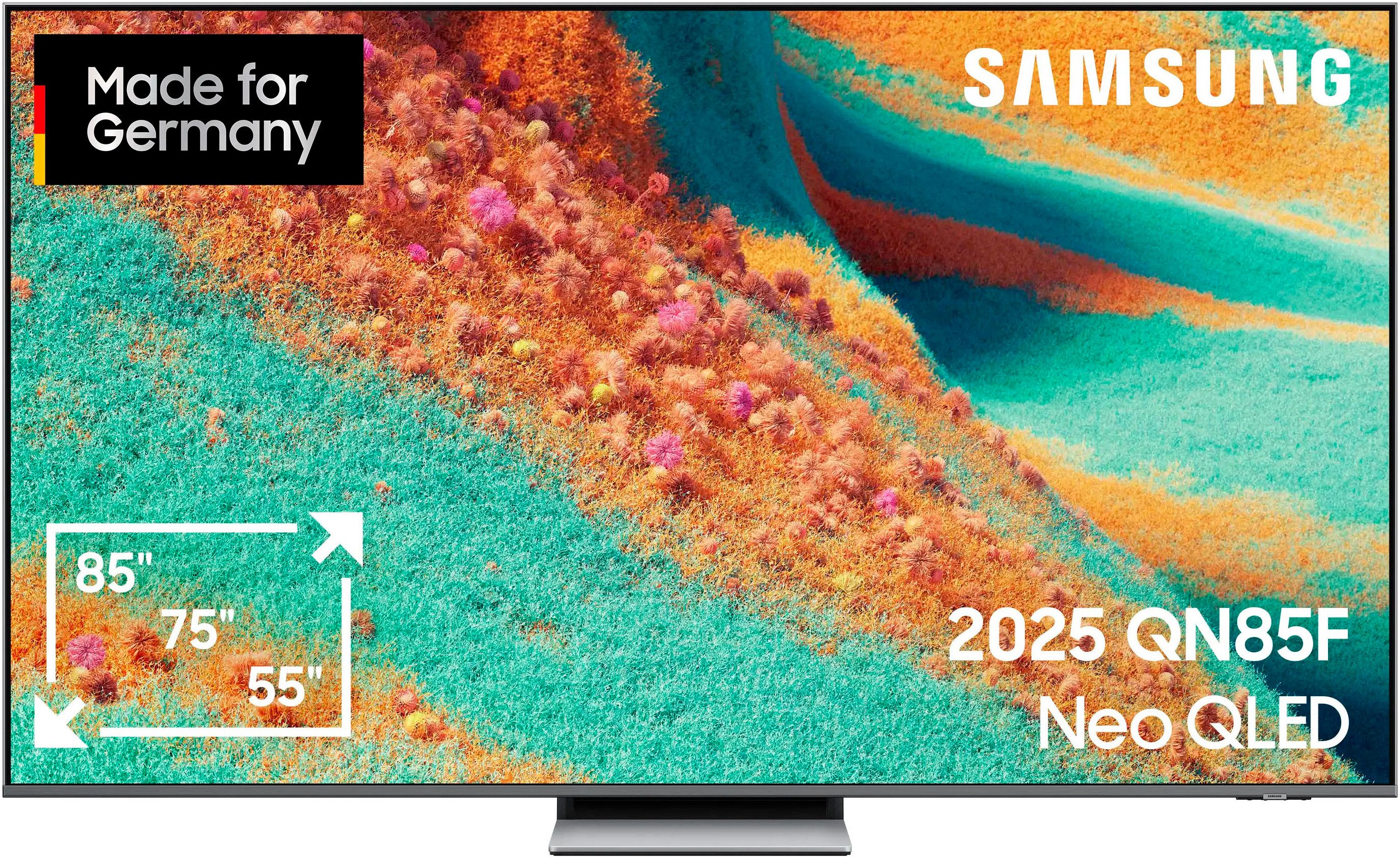 Samsung GQ55QN85FAU QLED-Fernseher (138 cm/55 Zoll, 4K Ultra HD, Smart-TV, NQ HDR+, 4K AI Upscaling, Dolby Atmos & AI Sound, Gaming bis zu 144Hz)