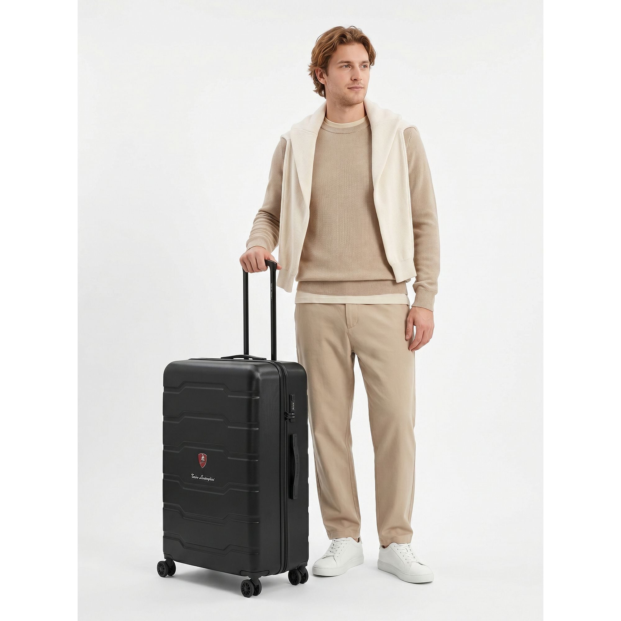 Tonino Lamborghini Hartschalen-Trolley Bologna, 4 Rollen, ABS