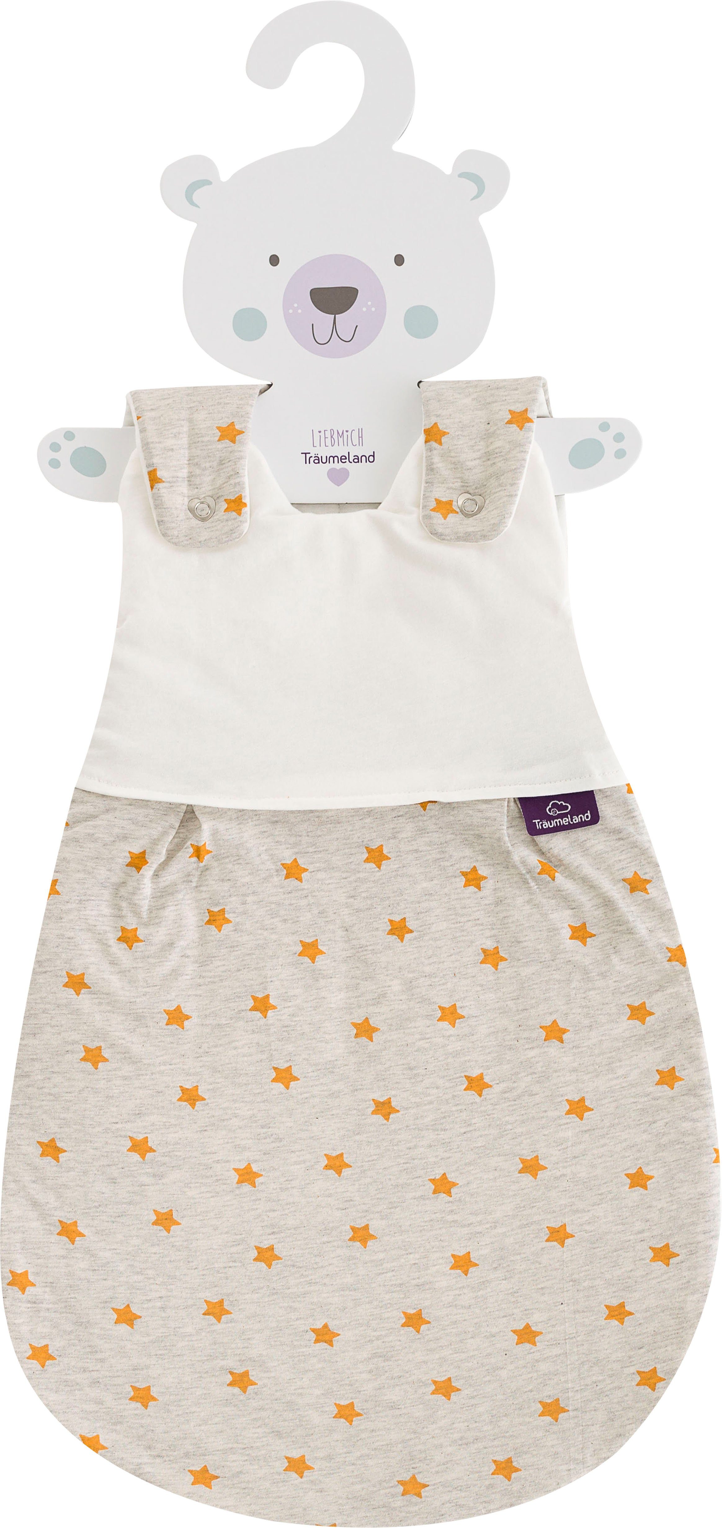 Träumeland Babyschlafsack 3tlg. Set LIEBMICH, Design Sternentraum blau (3 tlg)