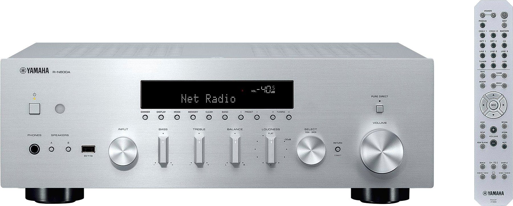 Yamaha R-N600A Netzwerk-Receiver (Bluetooth, LAN (Ethernet)