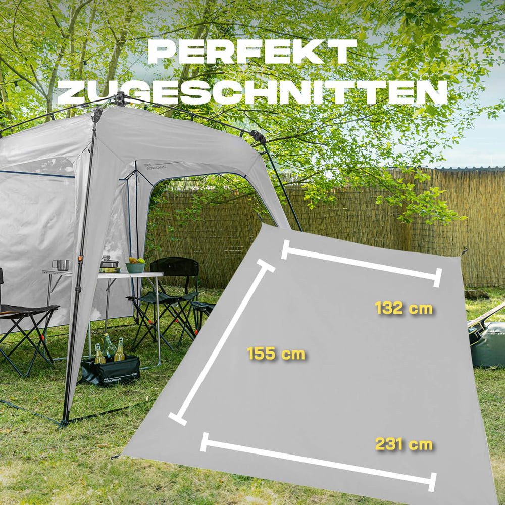 Lumaland Pavillon Gartenzelt - Seitenwand, Aufbau günstig online kaufen