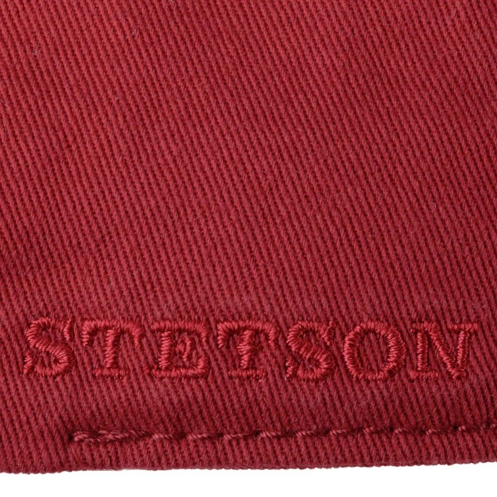 Schirmmütze Texas (nein) Cotton Stetson Stetson gemustert Herren Schiebermütze Rot