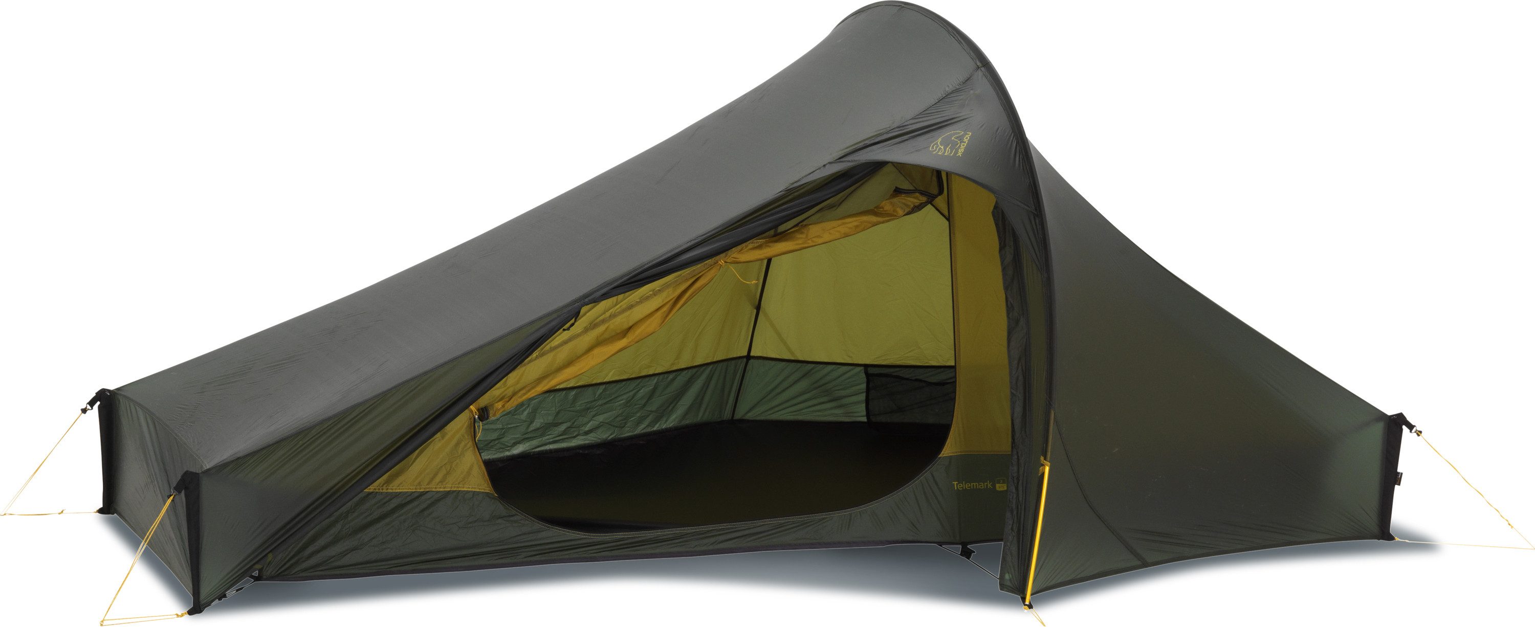 Nordisk Tunnelzelt TELEMARK 2 LW RED ALU, Personen: 2 (1 tlg)