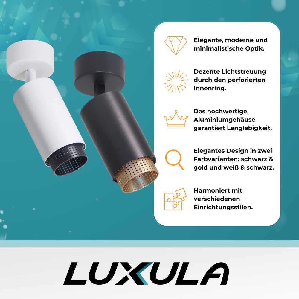 LUXULA LED Aufbaustrahler LUXULA LED Aufbauspot 35 W weiß