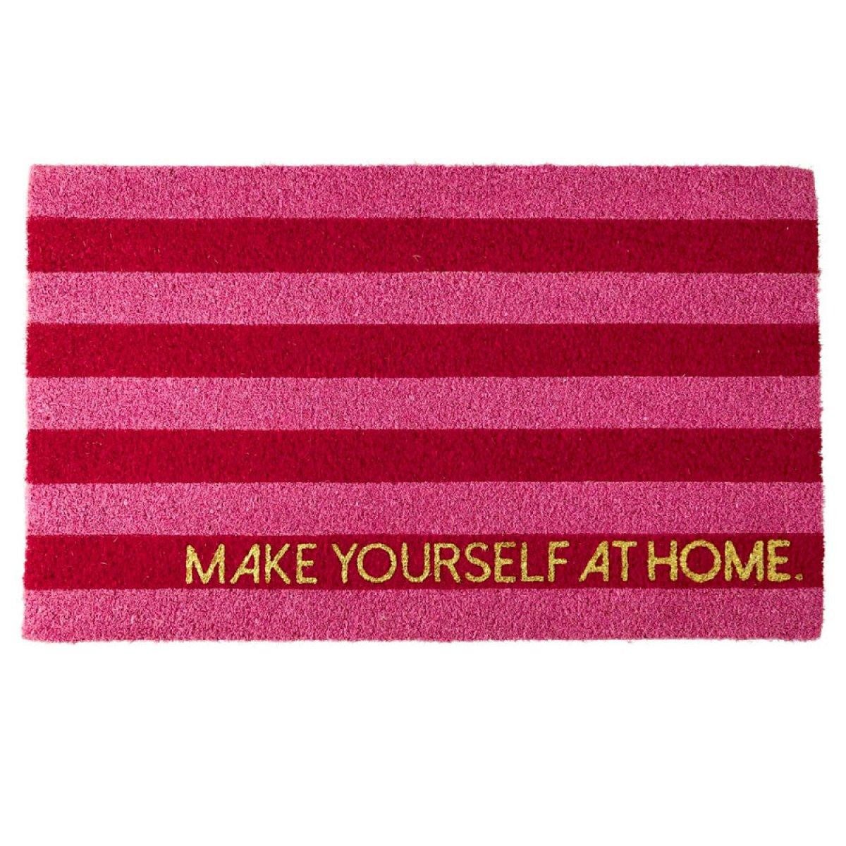 Giftcompany Fußmatte Fußmatte aus Kokosfasern Make yourself at Home (75x45cm)