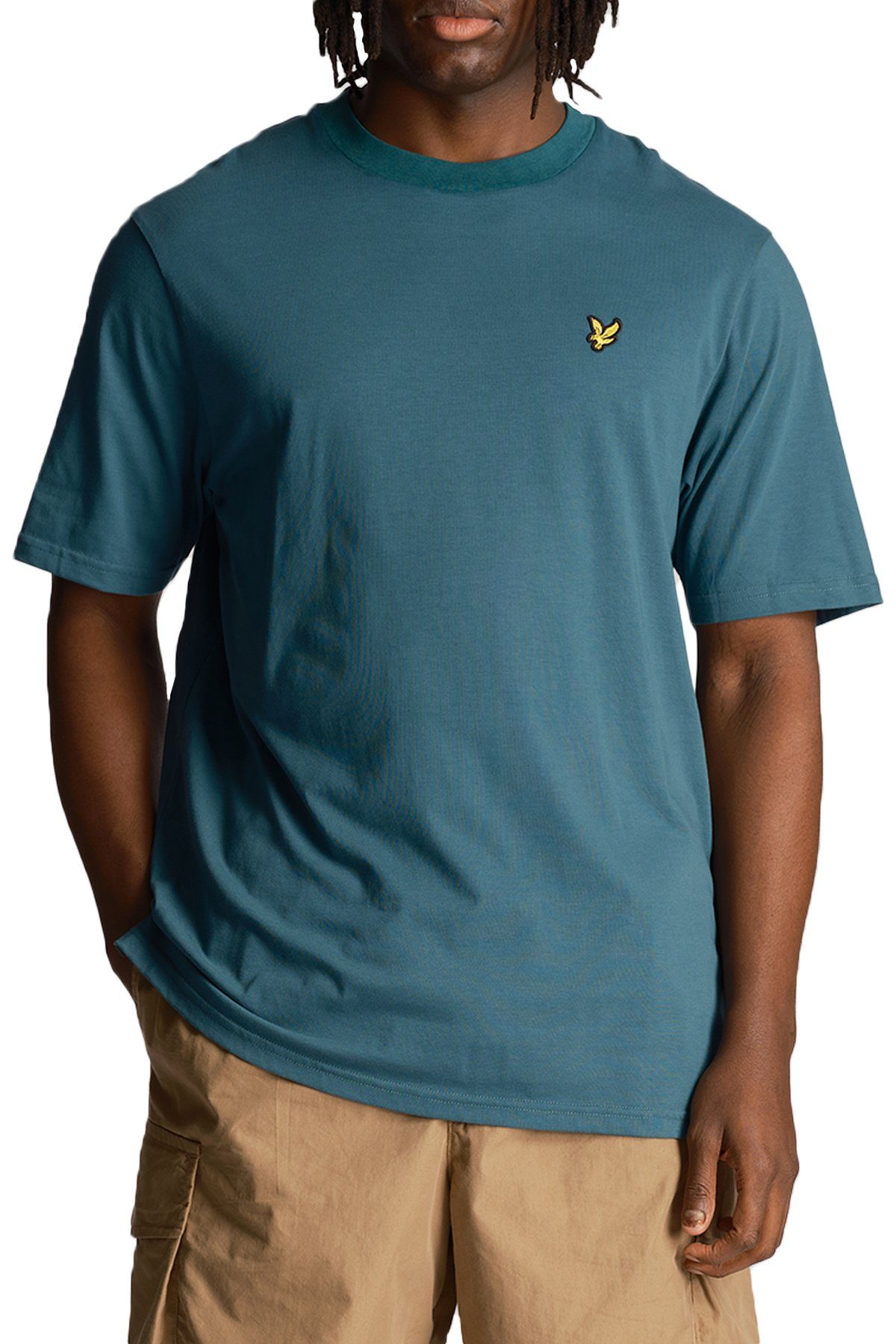 Lyle & Scott T-Shirt Baumwolle, Mit Logo Und Rundhalsausschnitt