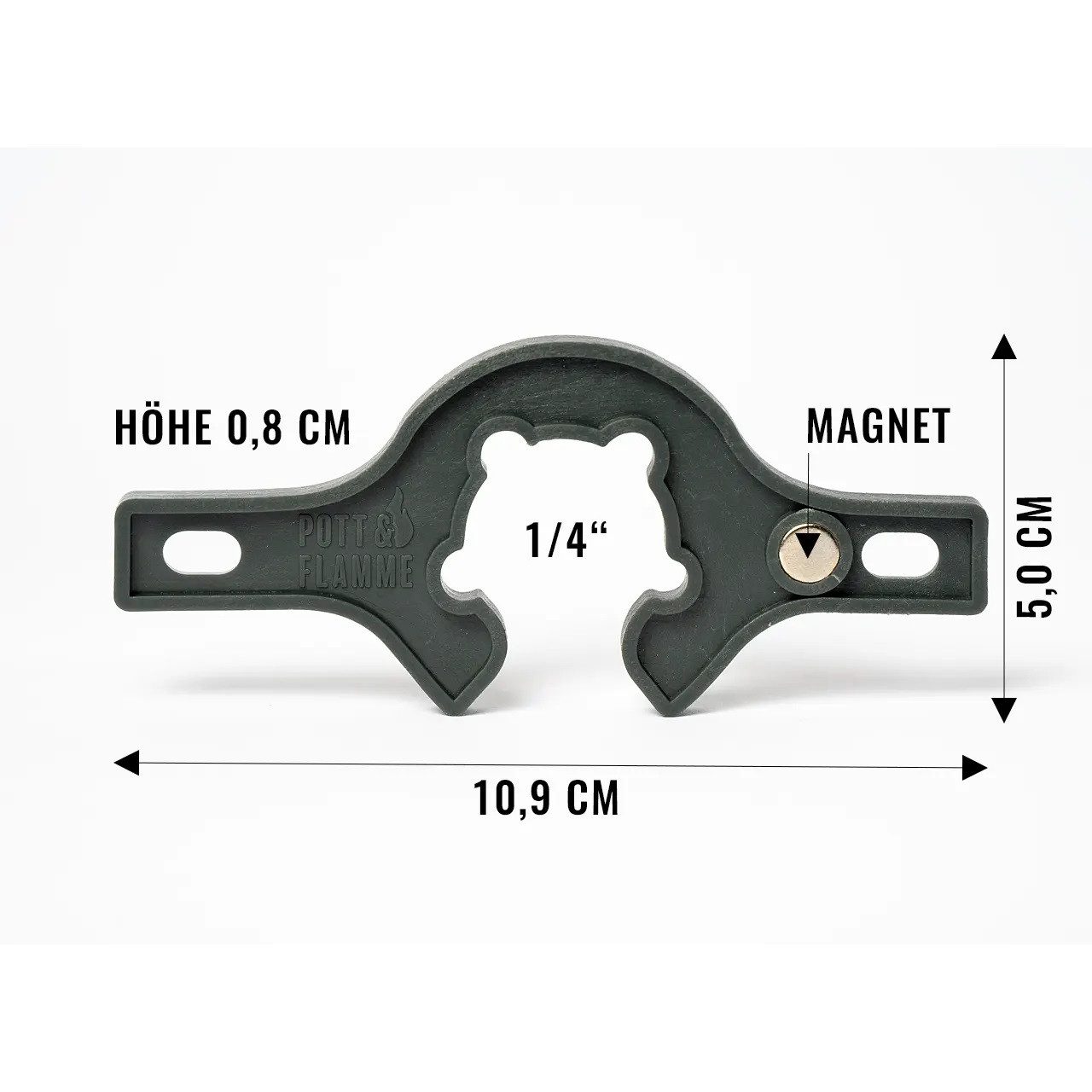 BlueCraft Gas 11 kg Propan Gasflasche ungefüllt, Propan Gas-Flasche (Leer), Eigentumsflasche mit Gasregler-Schlüssel