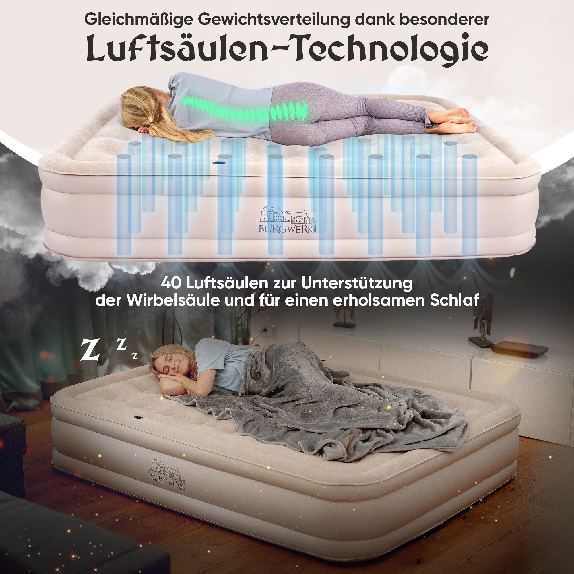 Burgwerk Luftbett Burgtraum günstig online kaufen