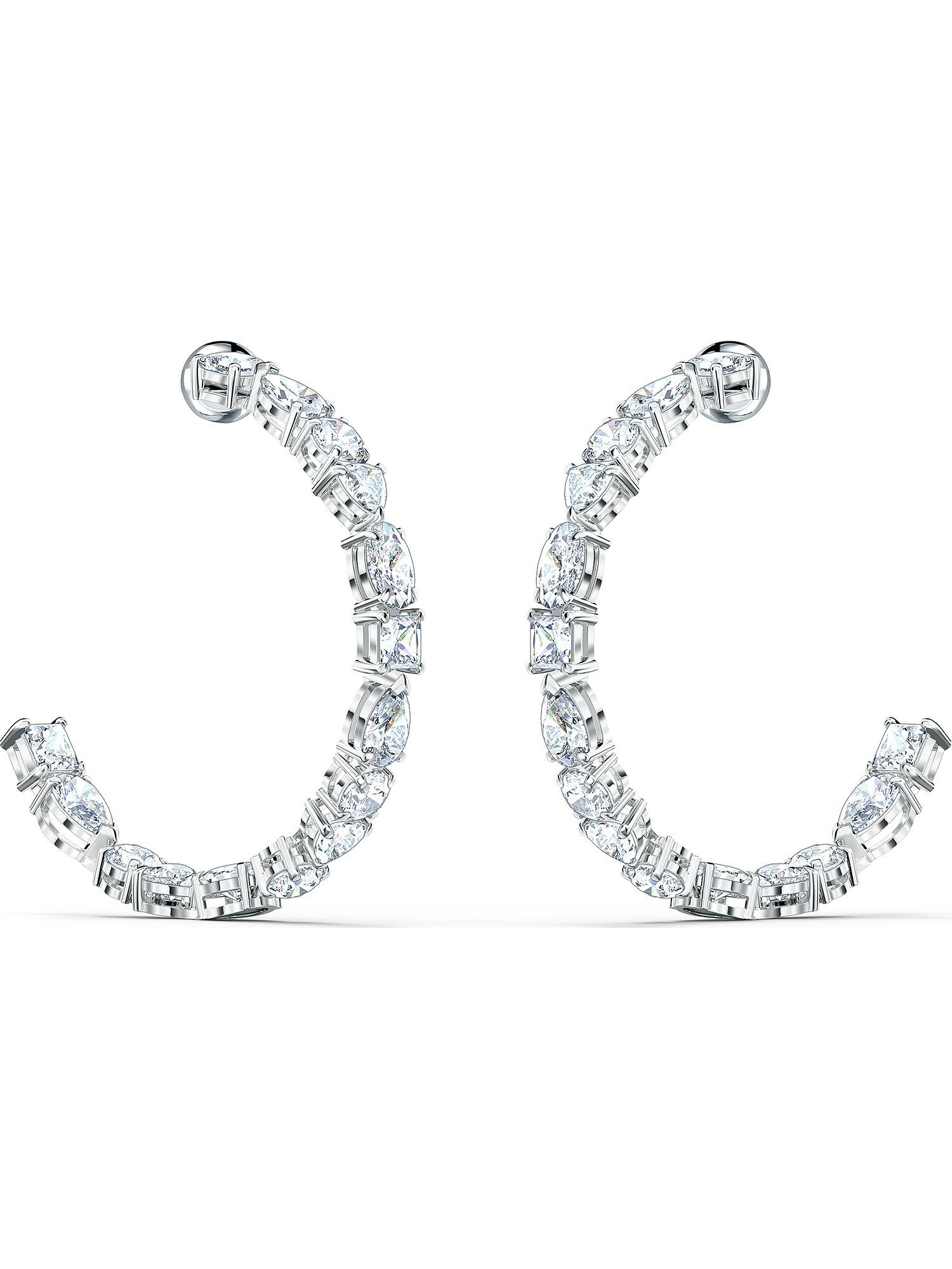 Paar Creolen Swarovski Damen-Creolen Metall