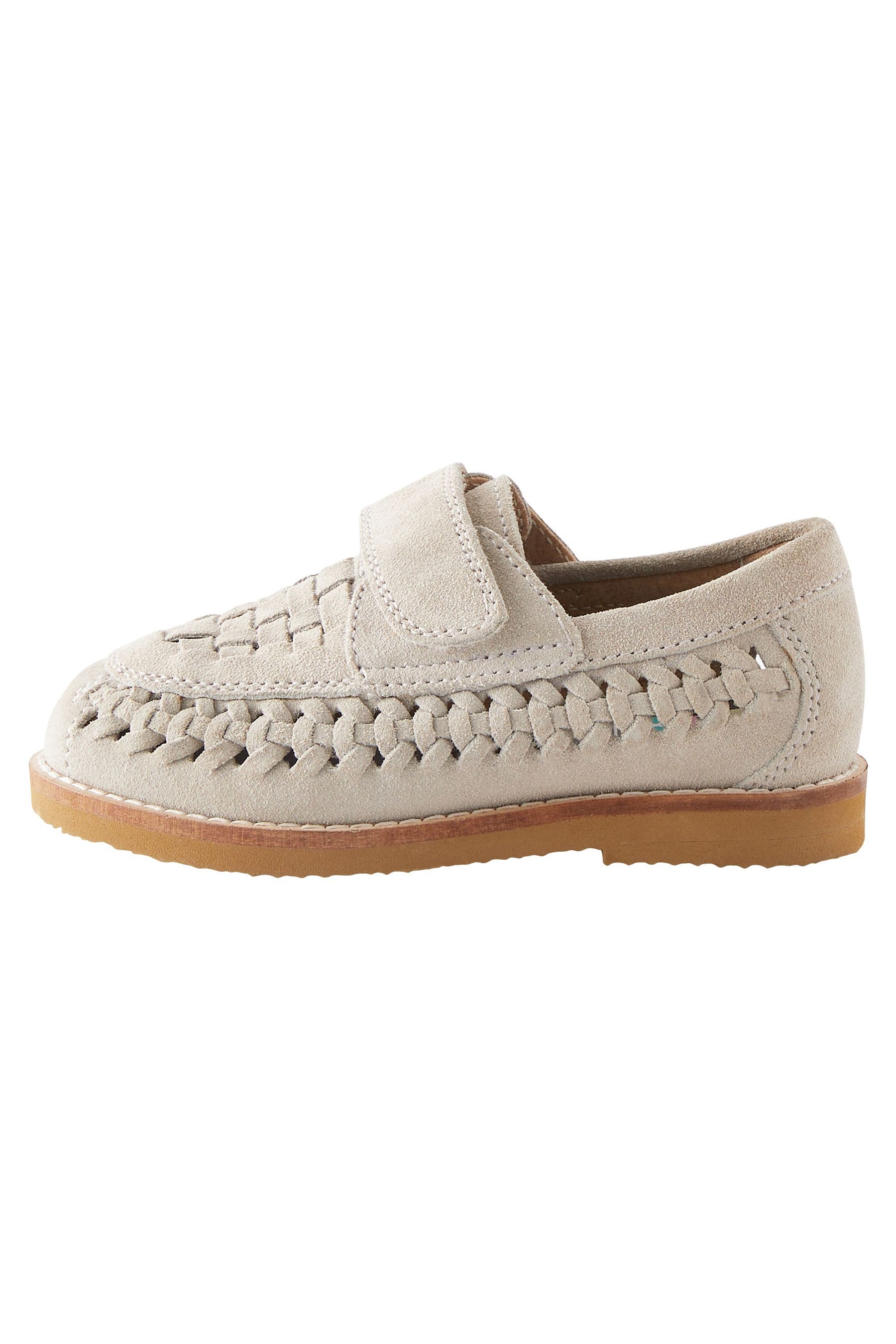 Next Veloursleder-Slipper mit Flechtdetail Loafer (1-tlg) günstig online kaufen