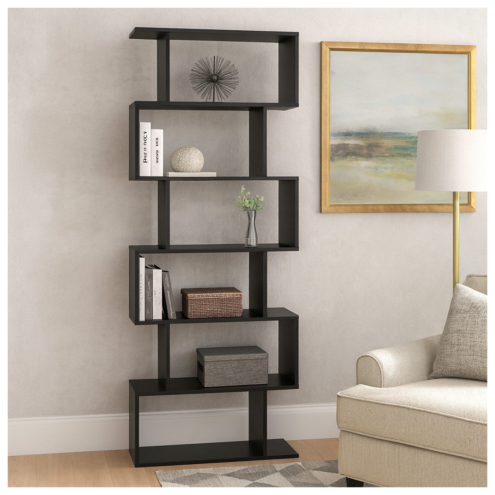 HTI-Living Standregal Regal Thekla 70189, Stück 1-tlg., Bücherregal Standre günstig online kaufen