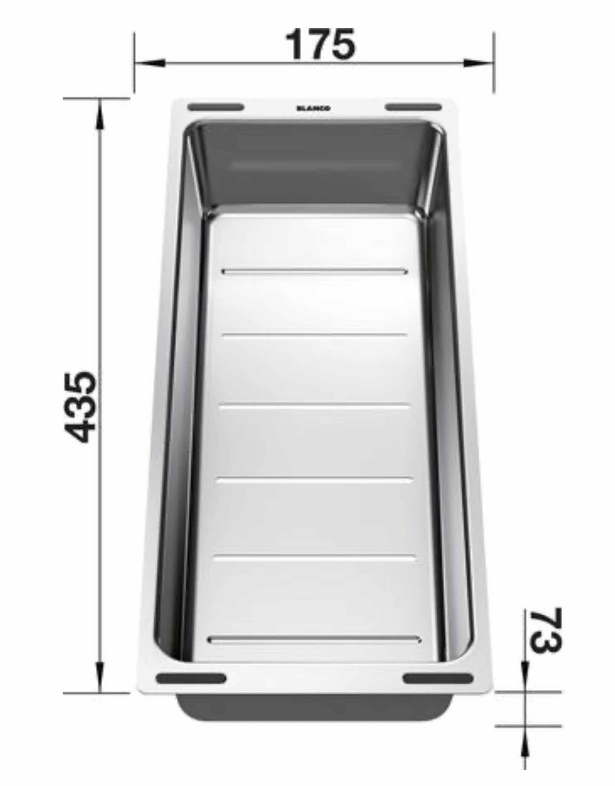 Blanco Einbauspüle BLANCO Multifunktionsschale Edelstahlschale SUBLINE / ETAGON