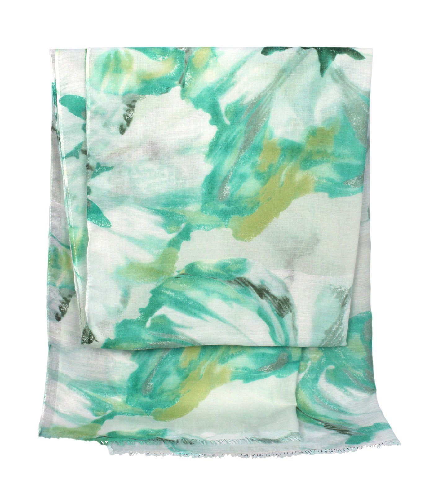 ZEBRO Modeschal Sommerschal mit großen Blüten günstig online kaufen