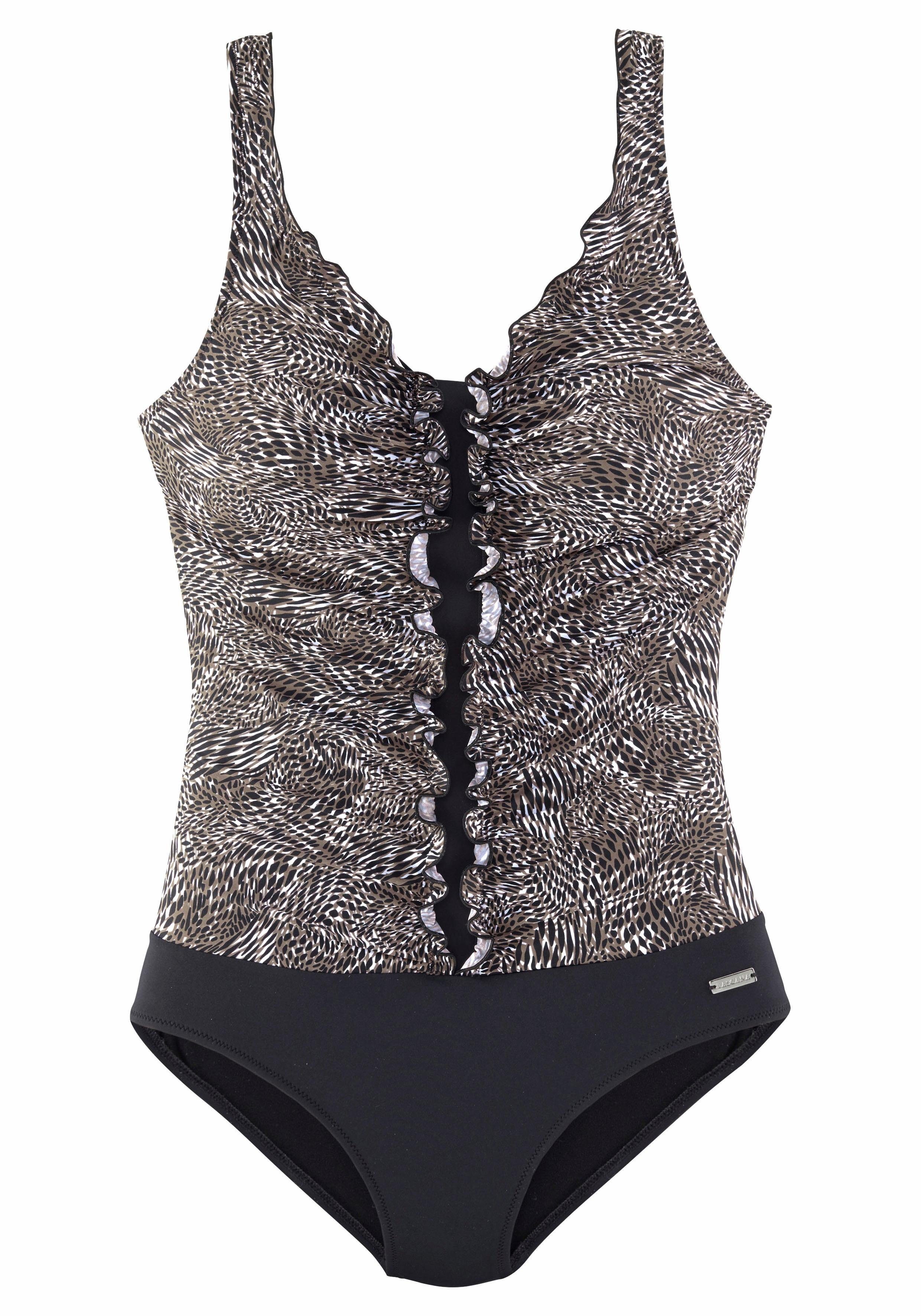 LASCANA Badeanzug mit trendigem Animalprint und günstig online kaufen