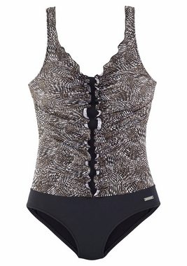 LASCANA Badeanzug mit trendigem Animalprint und Shaping-Effekt