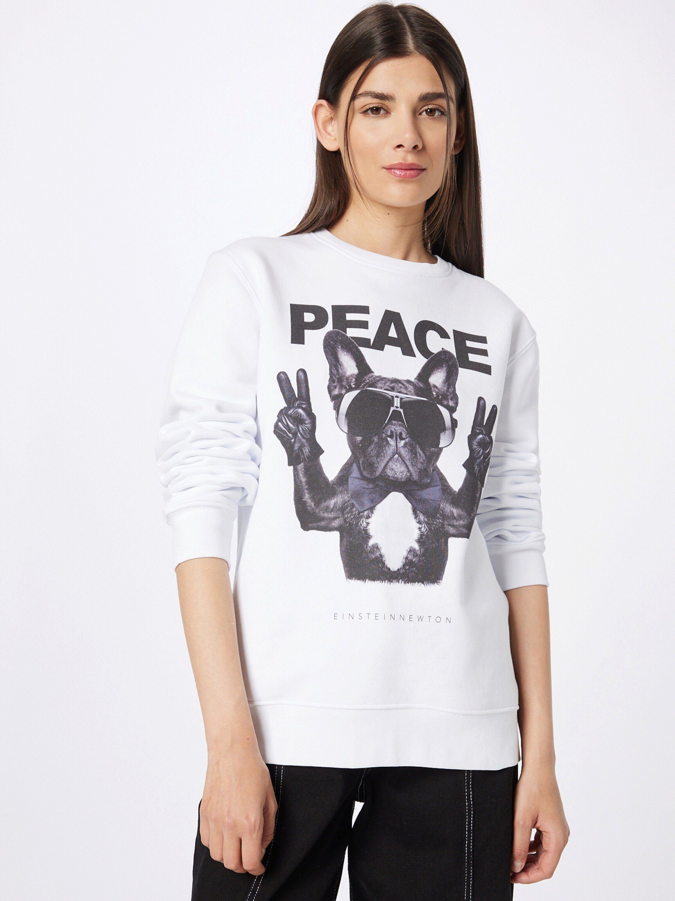 EINSTEIN & NEWTON Details (1-tlg) Peace Sweatshirt Plain/ohne Frenchie