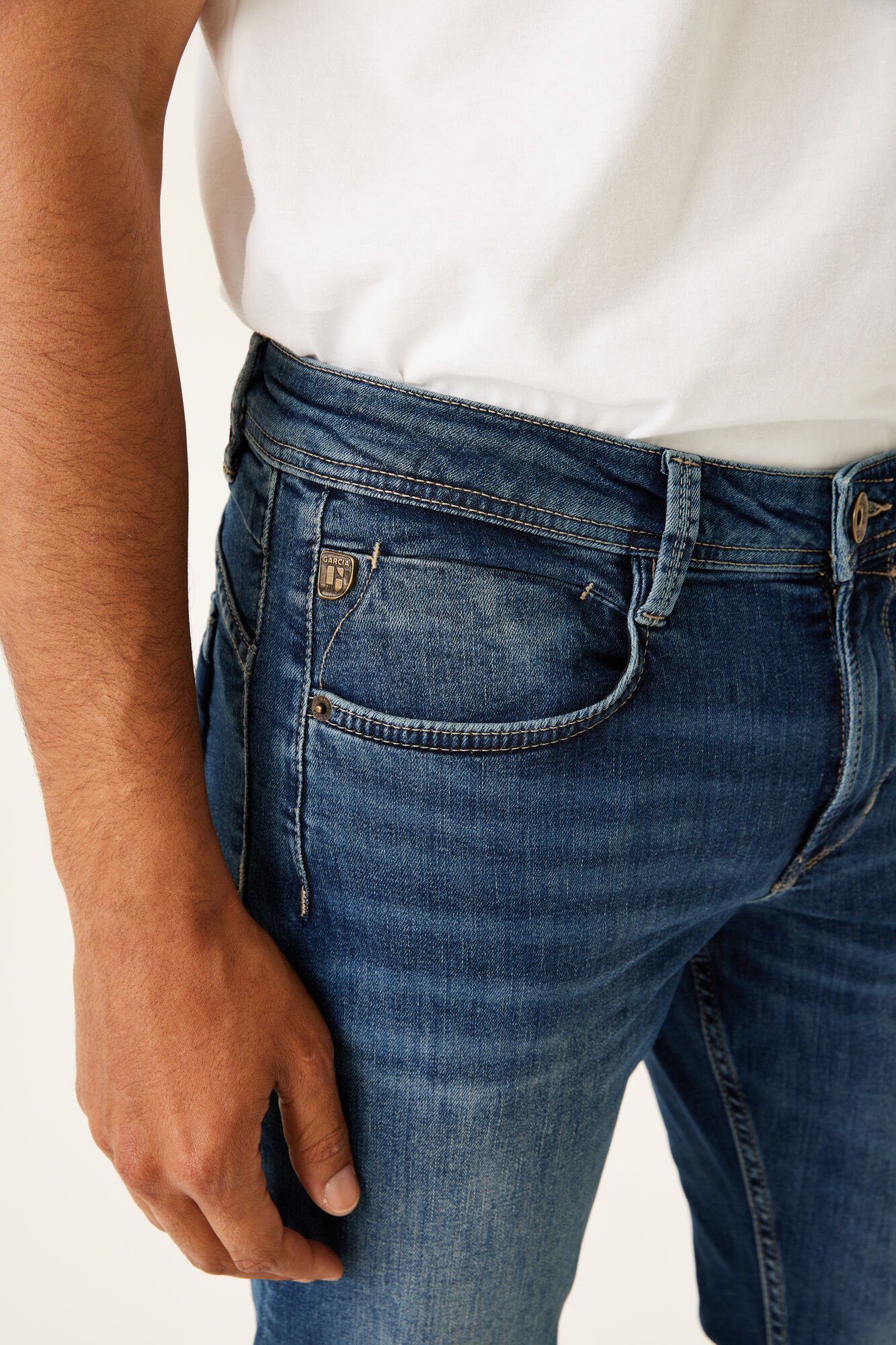 Garcia 5-Pocket-Jeans Rocko in verschiedenen Waschungen