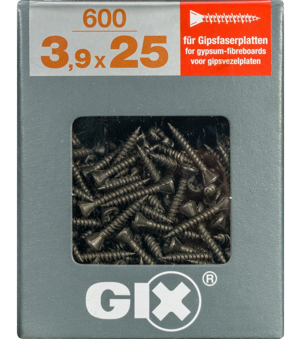 SPAX Trockenbauschrauber Spax Schnellbauschrauben 3.9 x 25 mm PH 2 - 600