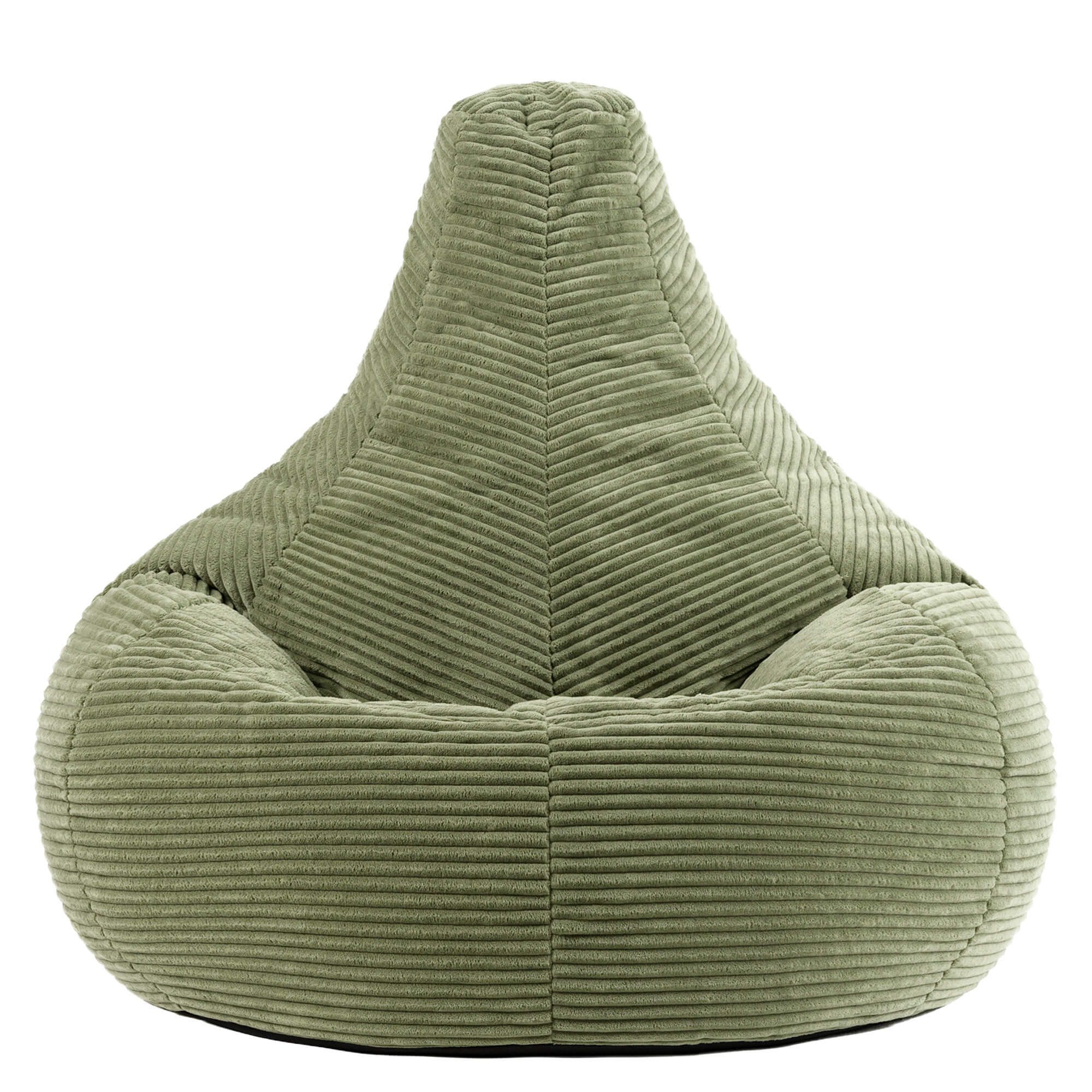icon Sitzsack 2er Set Sessel mit Rückenlehne aus Cord „Dalton“, Sitzsack XXL, Gaming Sitzsack, Made in Germany, Erwachsene & Kinder – Bild 4 von 5