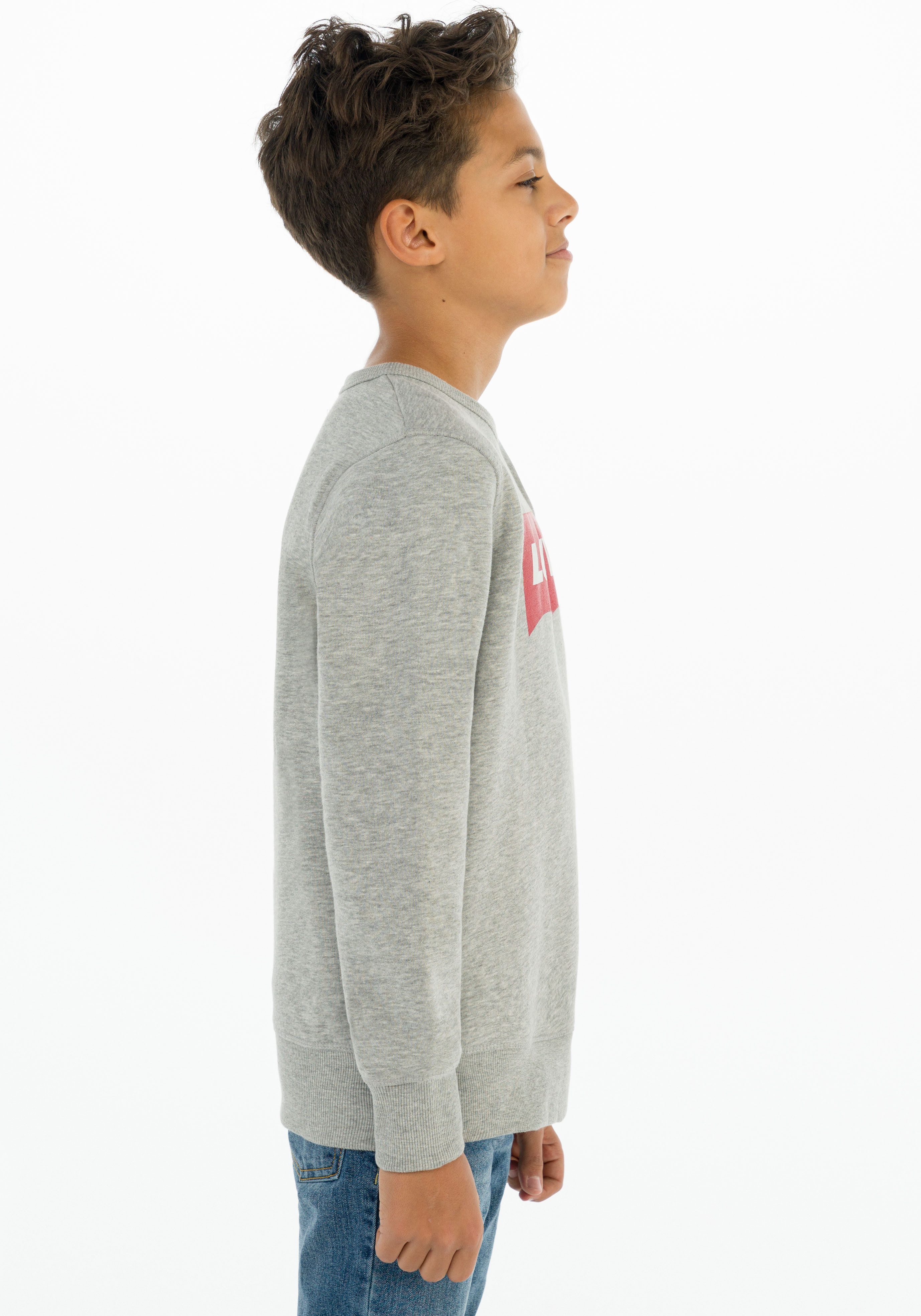 Levi's® Kids Sweatshirt LVB LVB FRENCH TERRY BATWING mit großem Logo – Bild 5 von 5