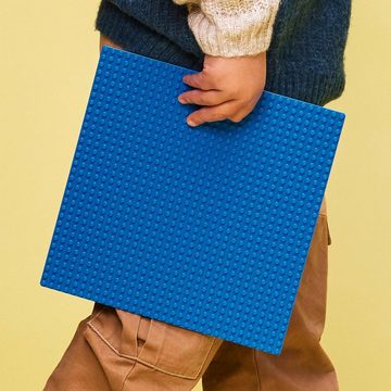 LEGO® Konstruktionsspielsteine Blaue Bauplatte (11025), LEGO® Classic, (1 St), Made in Europe