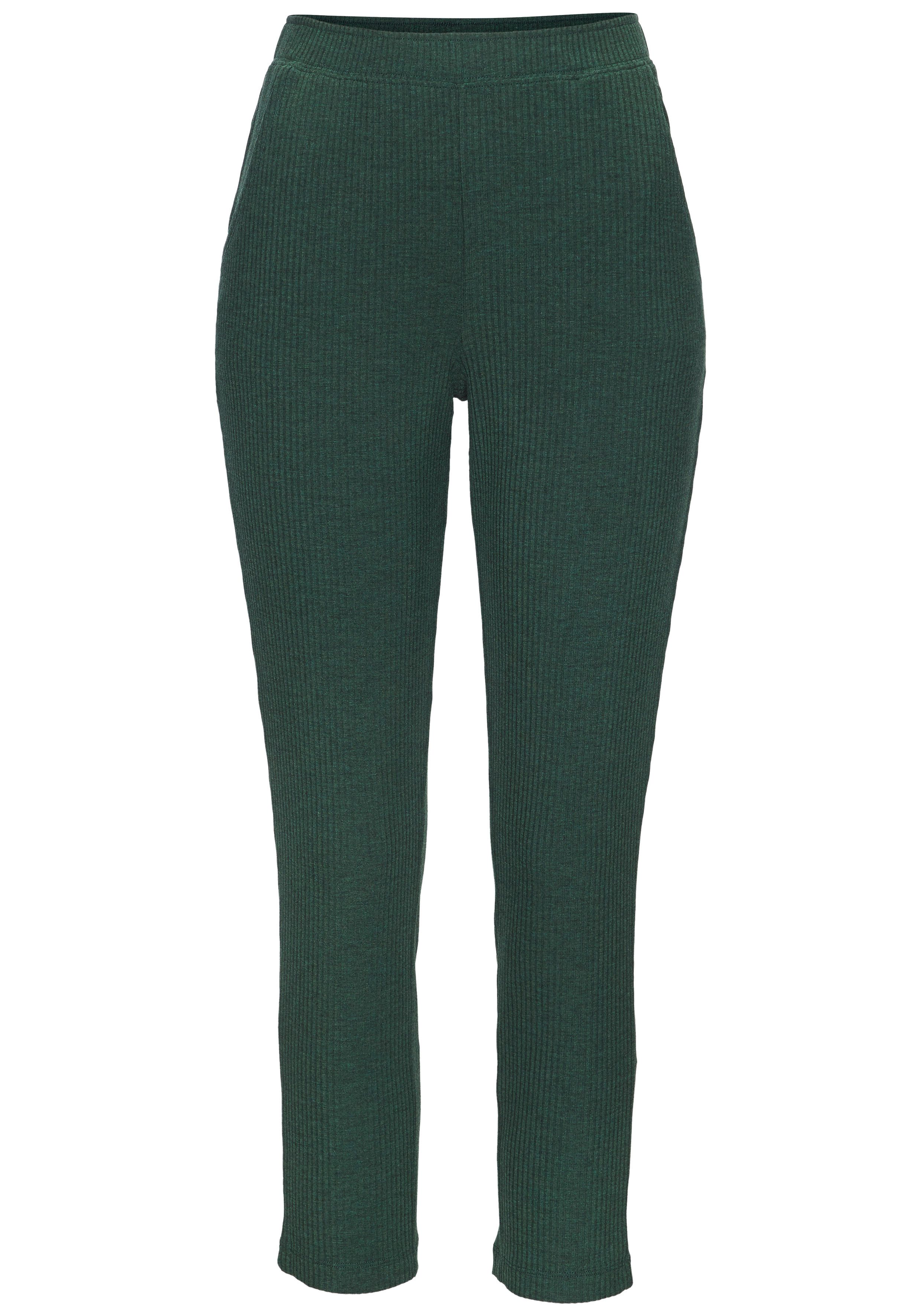 s.Oliver Pyjamahose (1-teilig) aus weicher Rippqualität günstig online kaufen