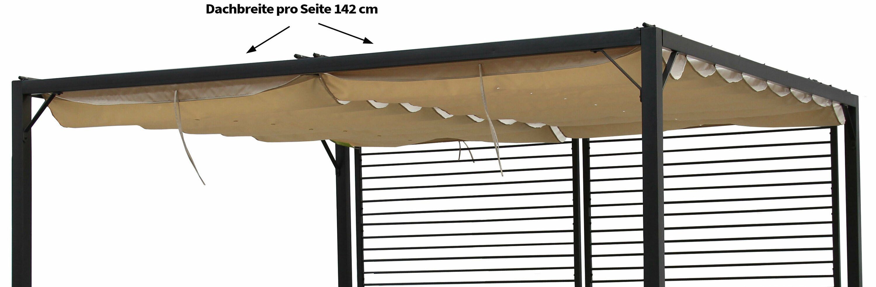 Grasekamp Pavillon Ersatzdach für Flachdachpergola Venecia günstig online kaufen