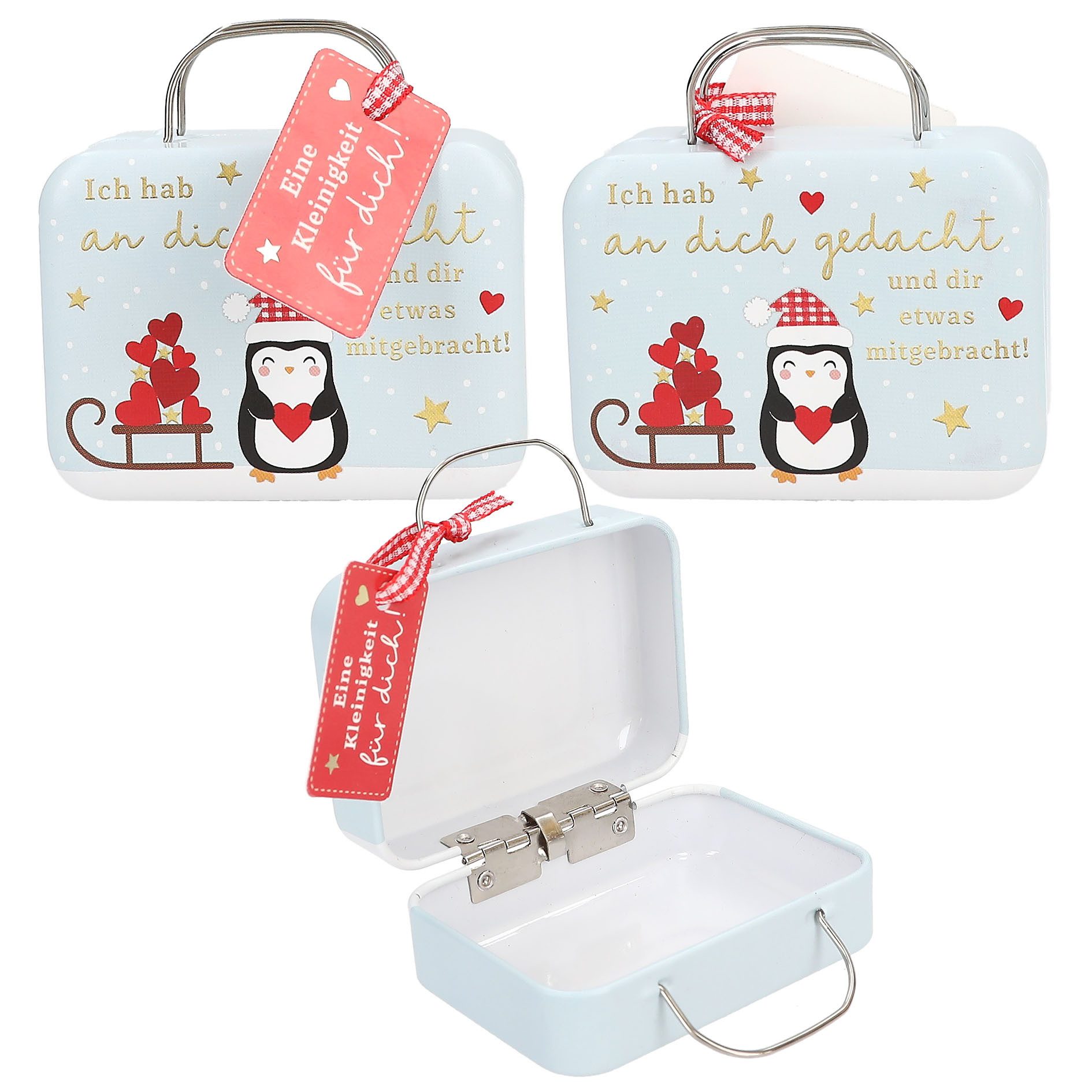 Depesche Geschenkbox Geld Koffer Verpackung Geldgeschenk Weihnachten Geschenk Köfferchen (1 St)
