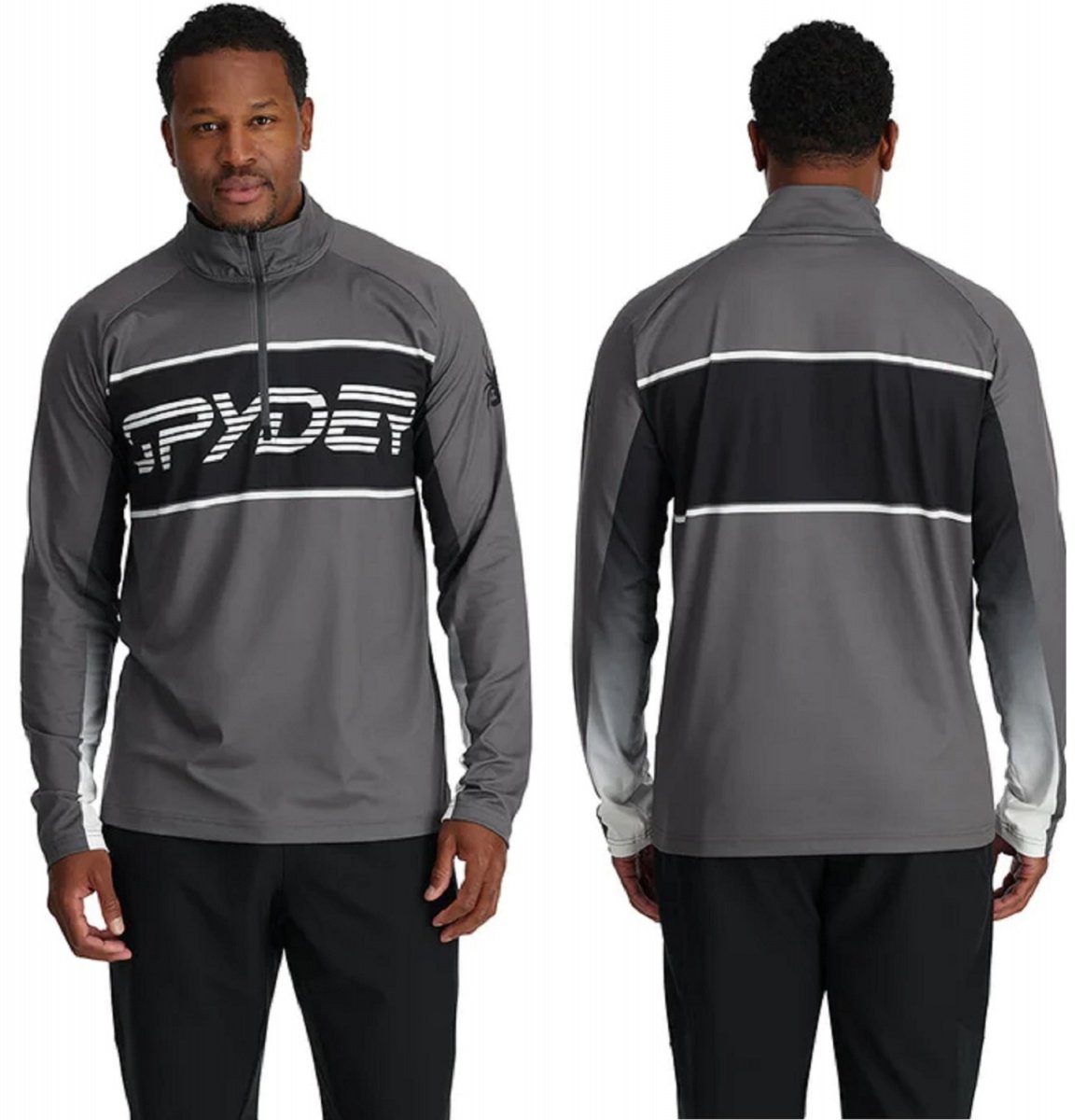 Spyder Funktionsshirt Spyder Paramount 1/2 Zip Herren Skirolli Funktionsrolli 38A125314