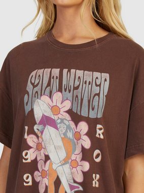 Roxy Print-Shirt Sweet Janis - Übergroßes T-Shirt für Frauen