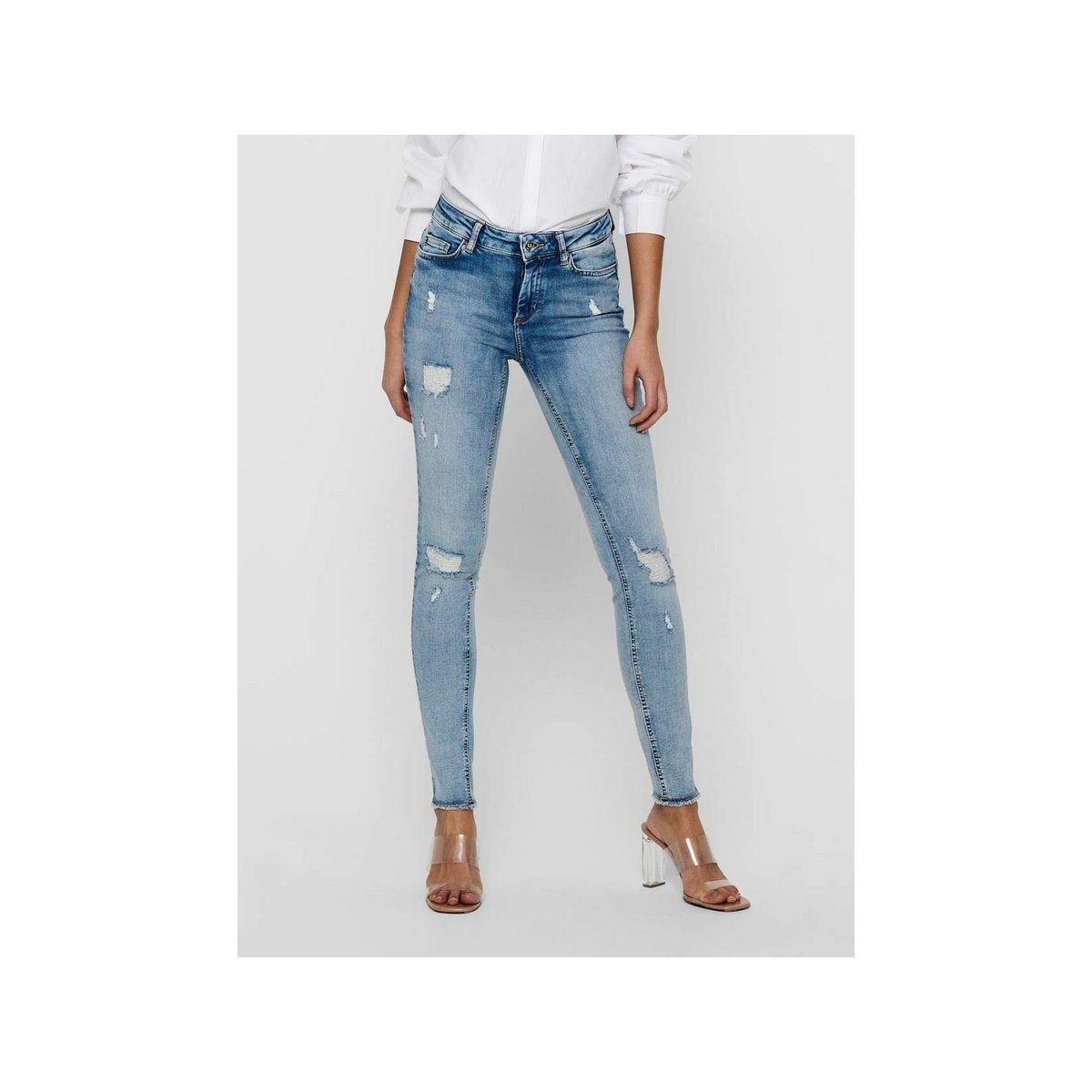 ONLY 5-Pocket-Jeans (1-tlg) blau regular