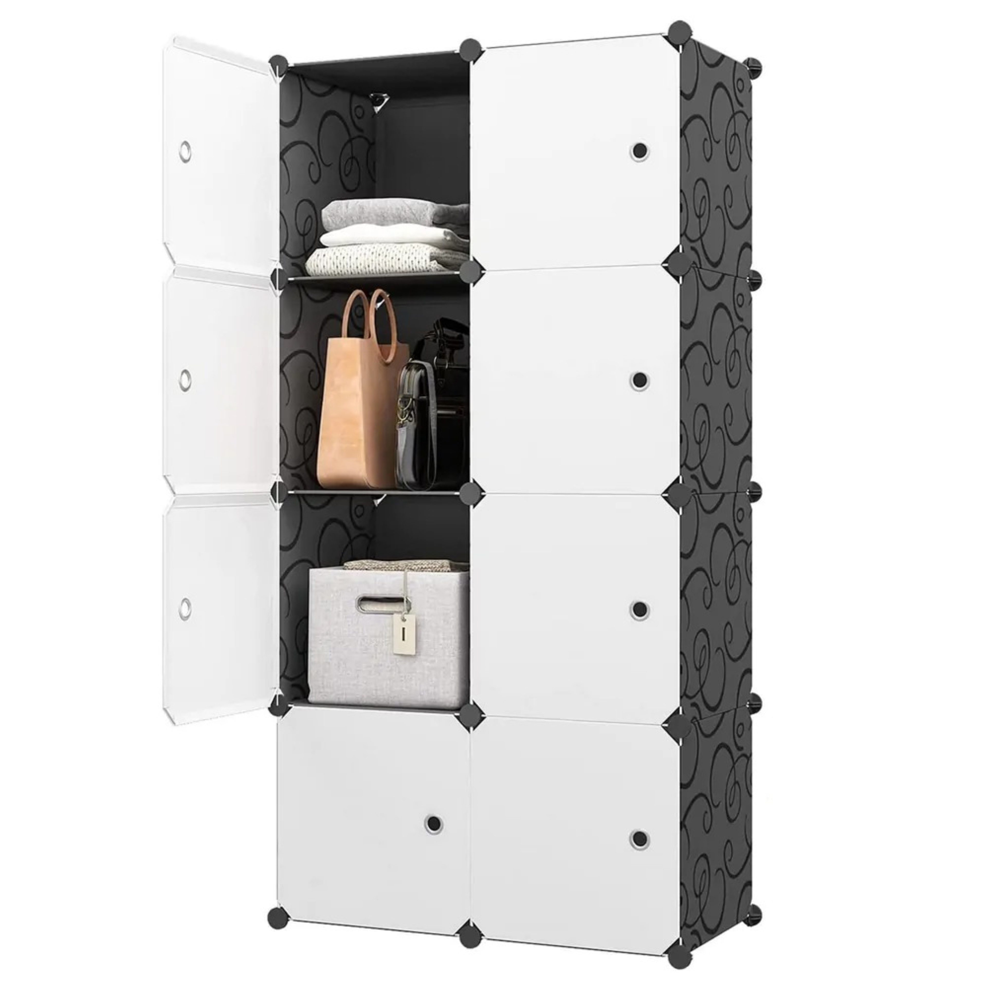 HURTNET Schrankmodule Modulares Regal Schranksystem Aufbewahrung Möbel Orga günstig online kaufen