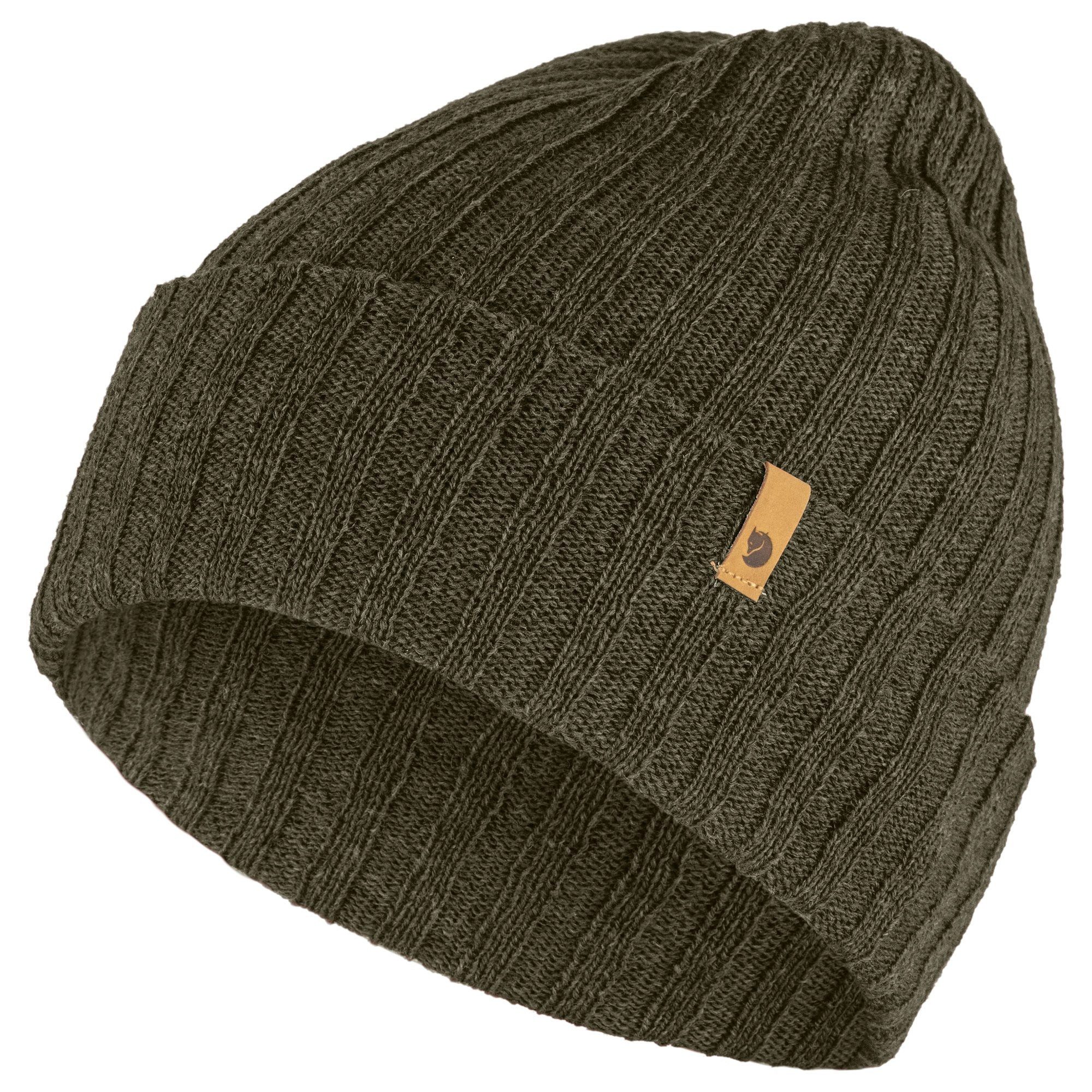 Fjällräven Strickmütze Byron Hat Thin - Mütze (dark olive) günstig online kaufen