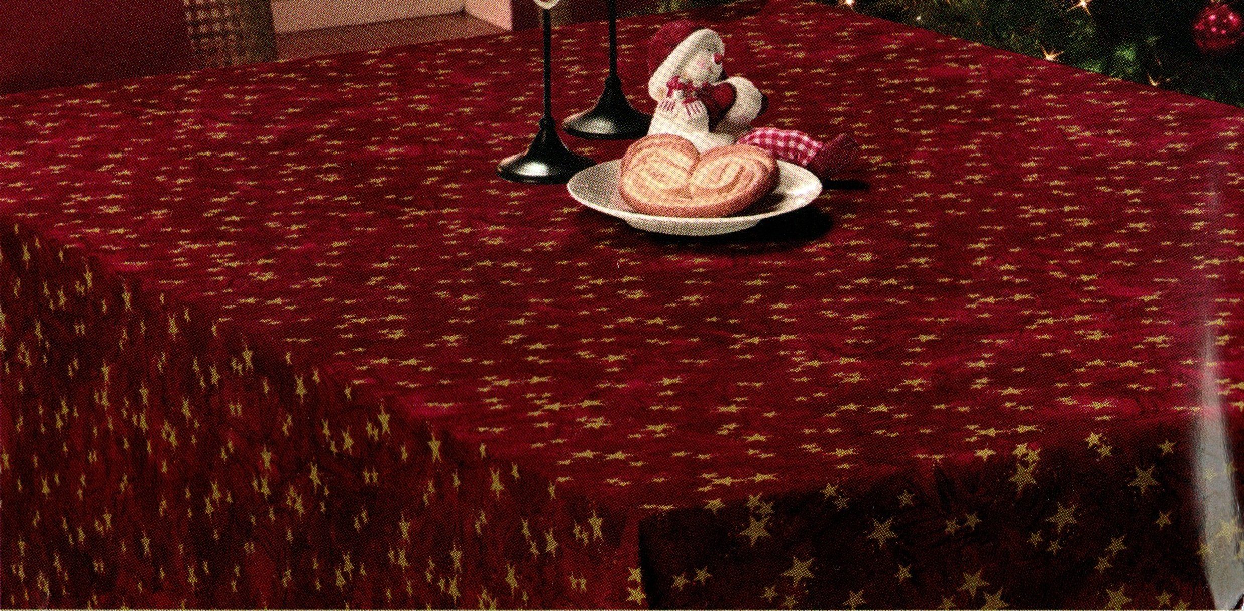 Peyer Syntex Tischdecke Weihnachten Tischdecke Weihnachtstischdecke mit Motiven abwischbar