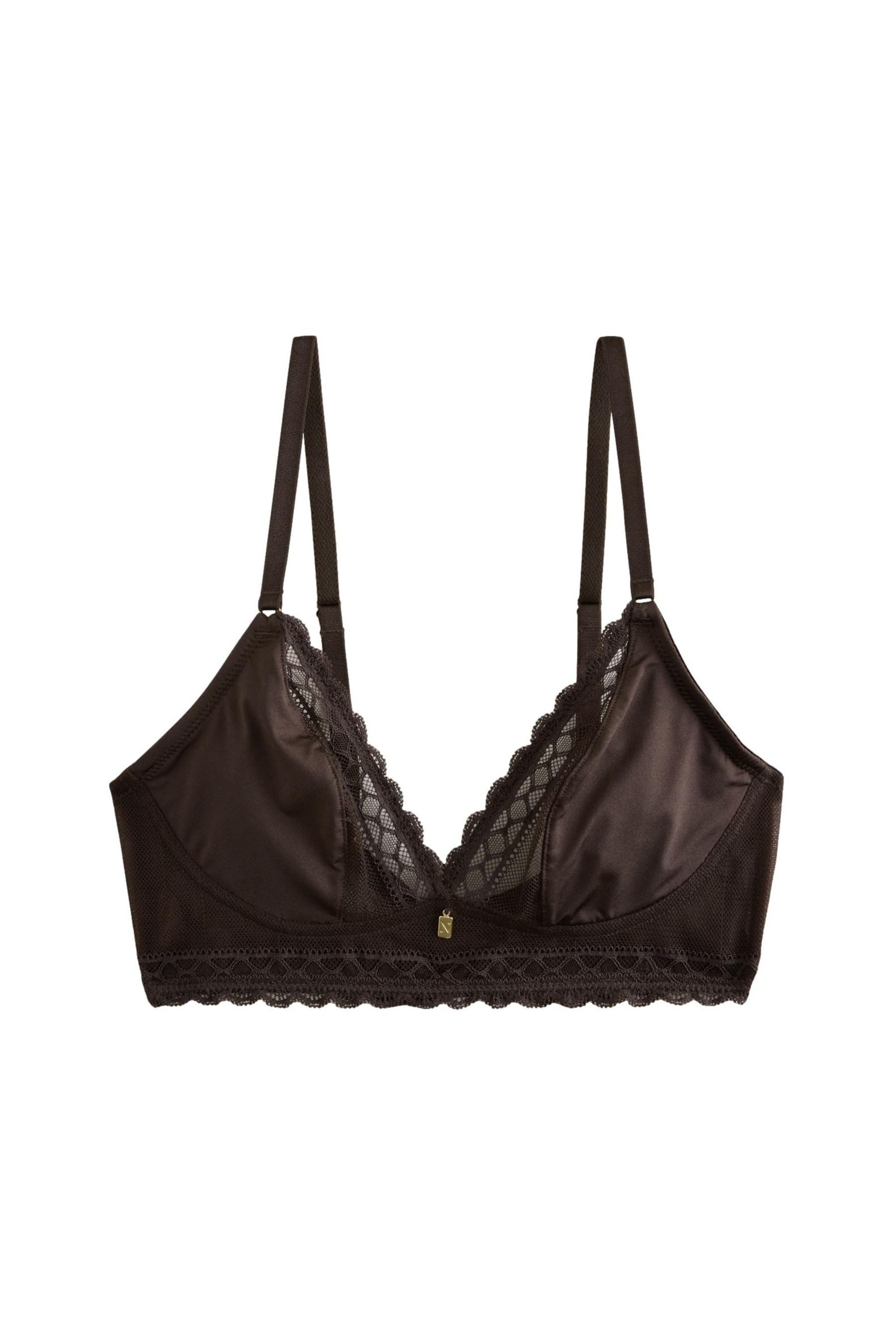 Bralette-BH Glättendes BH-Bustier mit Spitze