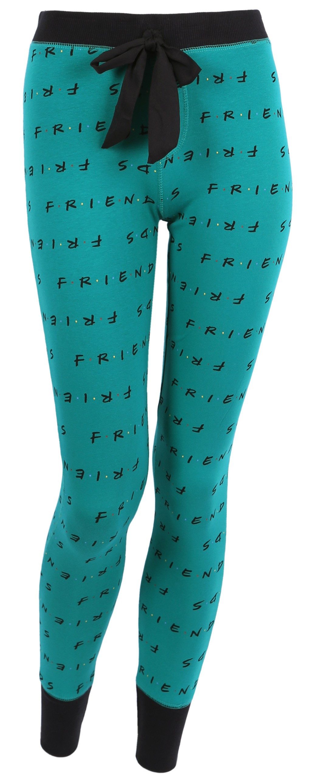 Friends Lange Unterhose Grüne Hose, Damenschlafhose Friends S