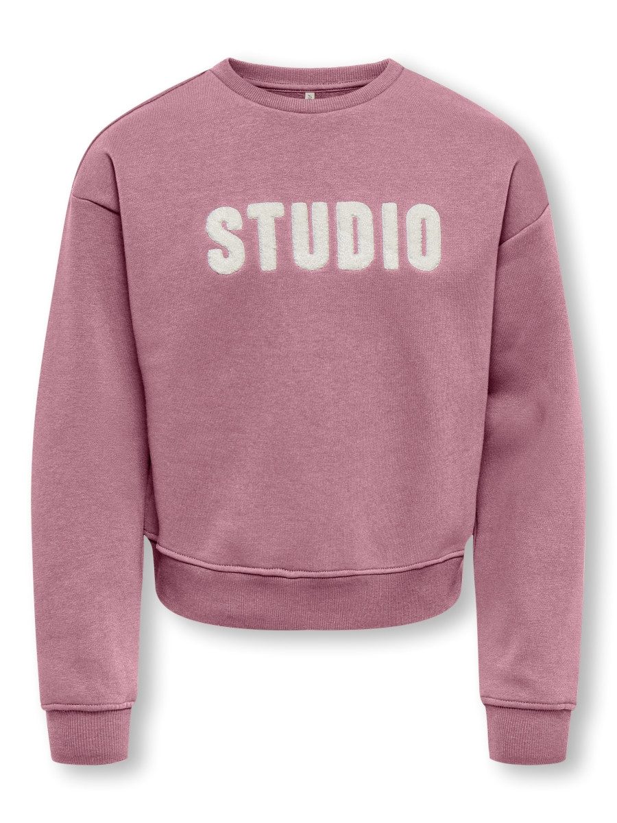 KIDS ONLY Sweatshirt (1-tlg) etwas kürzerer legerer Schnitt