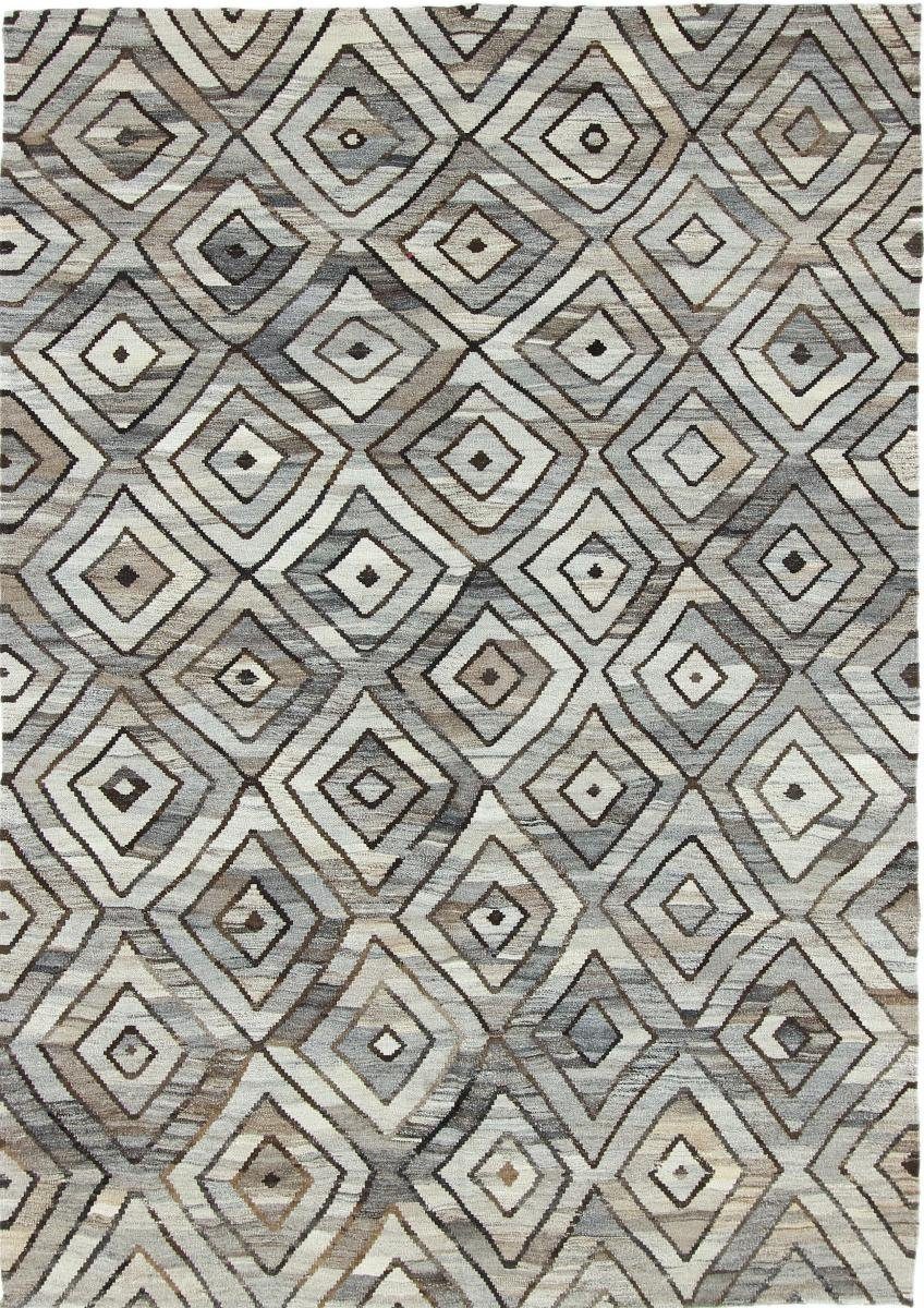 Orientteppich Kelim Afghan Berber Design 172x244 Handgewebter Moderner, Nain Trading, rechteckig, Höhe: 3 mm