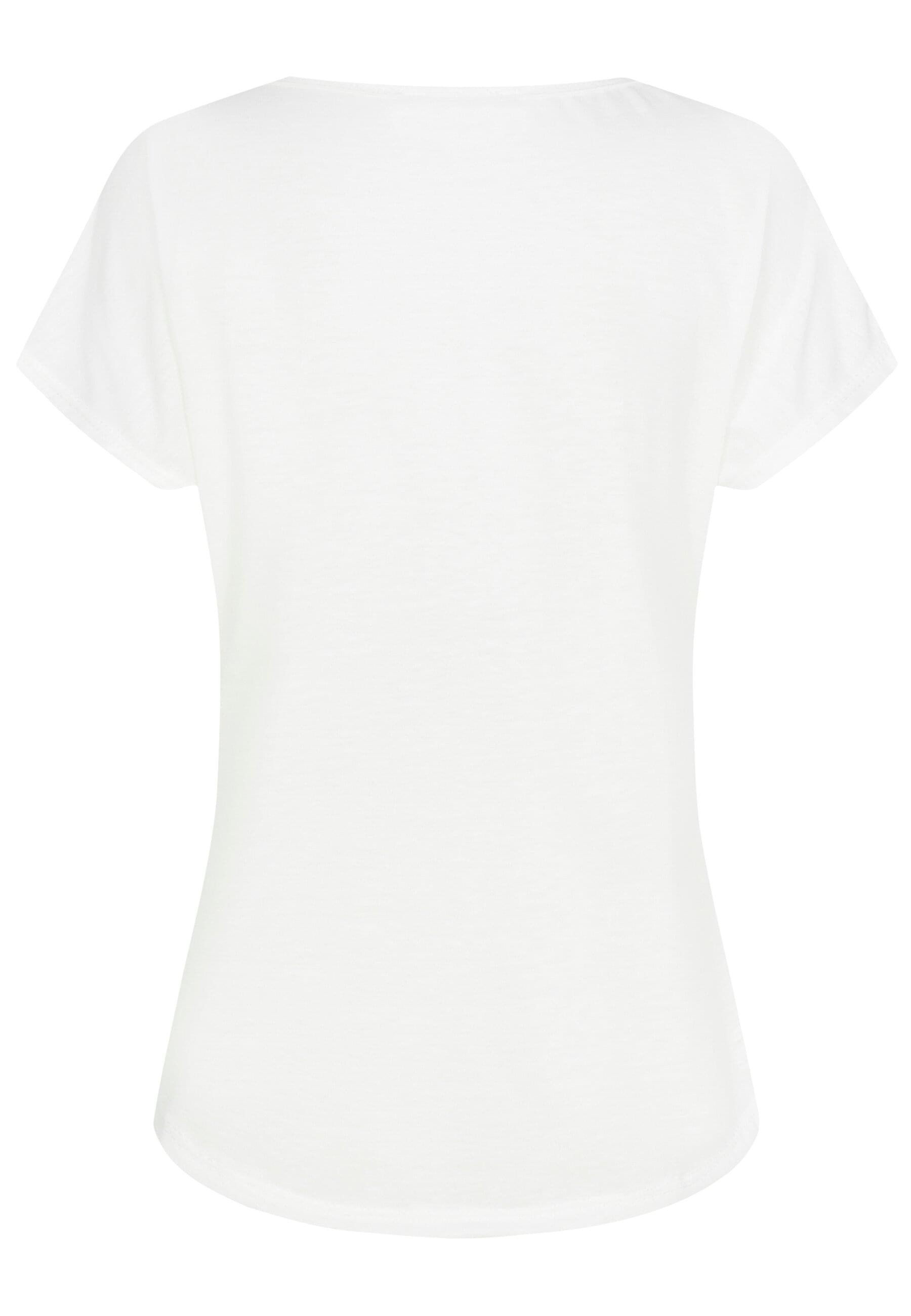 CLOUD 5IVE T-Shirt CLOUD 5IVE Viskose T-Shirt mit Blumen Print (1-tlg) günstig online kaufen