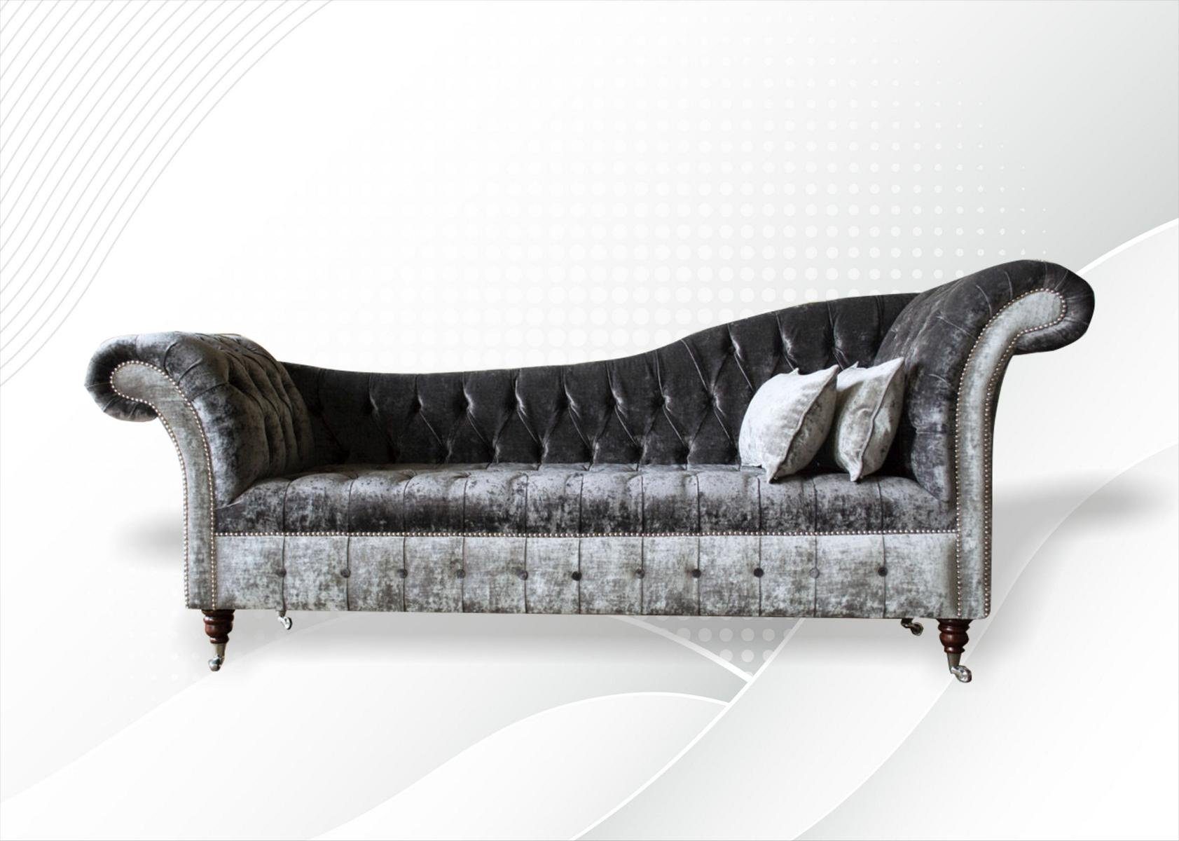 JVmoebel 3-Sitzer, Chesterfield 3 Sitzer Sofa Design Sofa Couch 220 cm