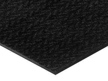Fußmatte Duo Charcoal, wash+dry by Kleen-Tex, rechteckig, Höhe: 9 mm, Schmutzfangmatte, rutschhemmend, In- und Outdoor geeignet, waschbar