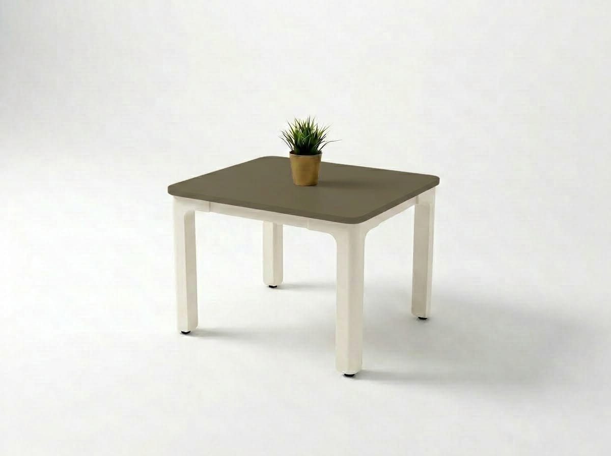Xlmoebel Couchtisch Moderner Couchtisch aus Holz mit grüner Platte für das Wohnzimmer, Made in Europa