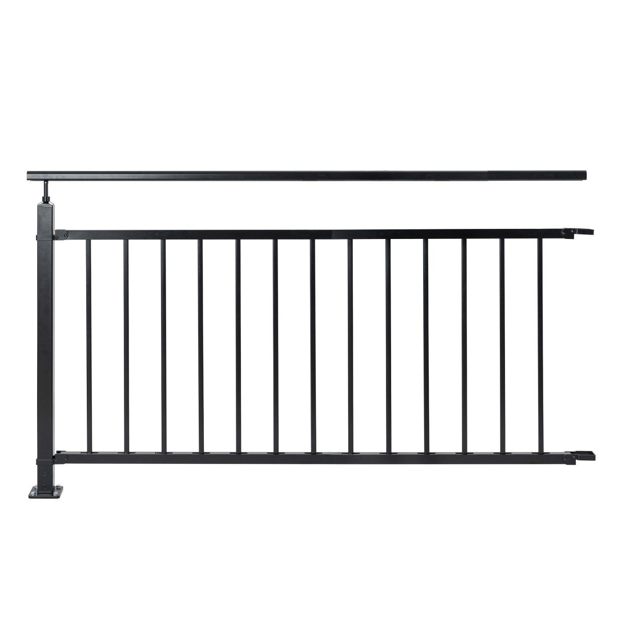 Dolle Brüstungsgeländer DOLLE Geländerset Acadia 150 cm schwarz