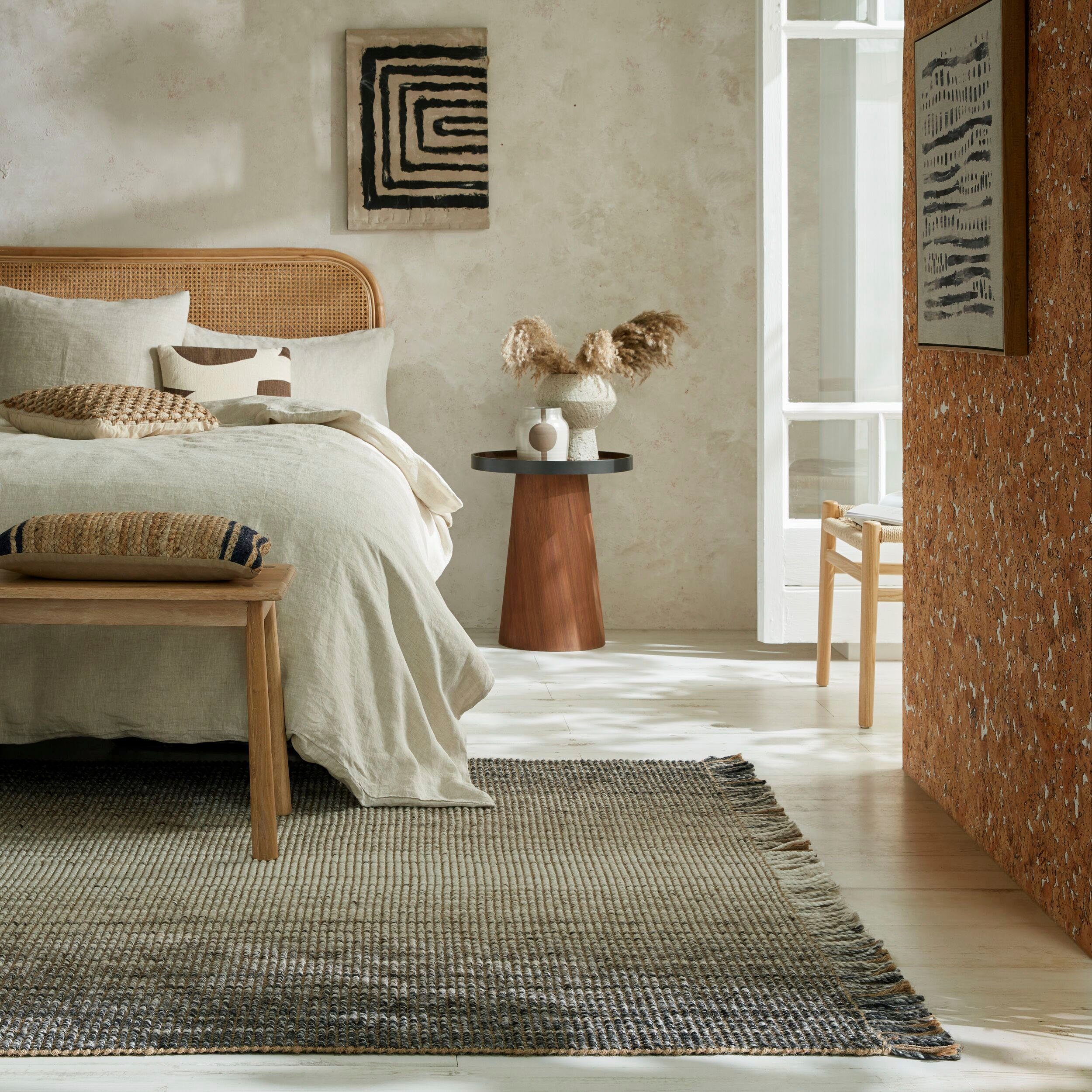 FLAIR RUGS Teppich Jute Ombre, rechteckig, günstig online kaufen