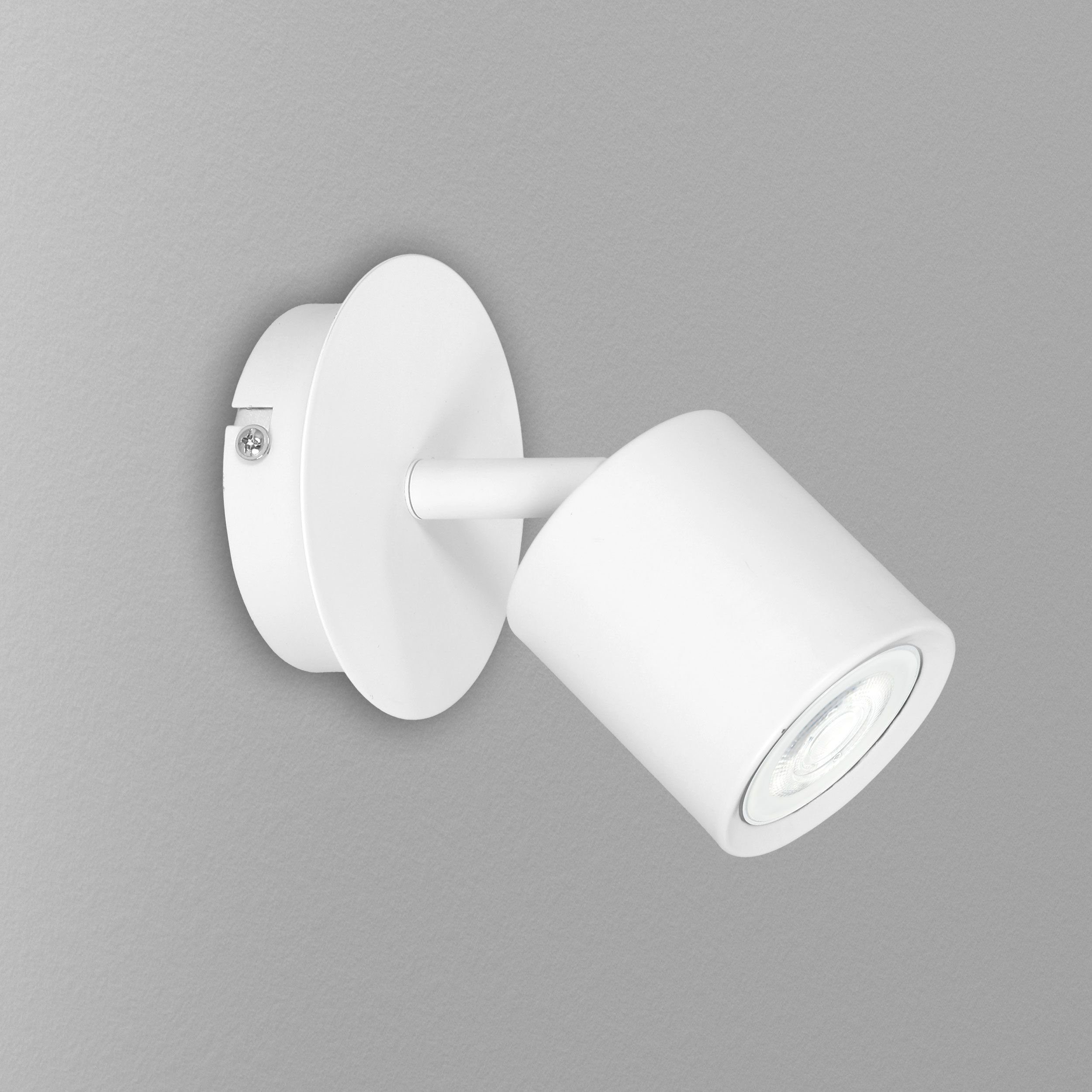 Metall Wandlampe Modern WIOMA, ohne Licht-Erlebnisse GU10 Küche Leuchtmittel, Wandstrahler Wandleuchte Weiß