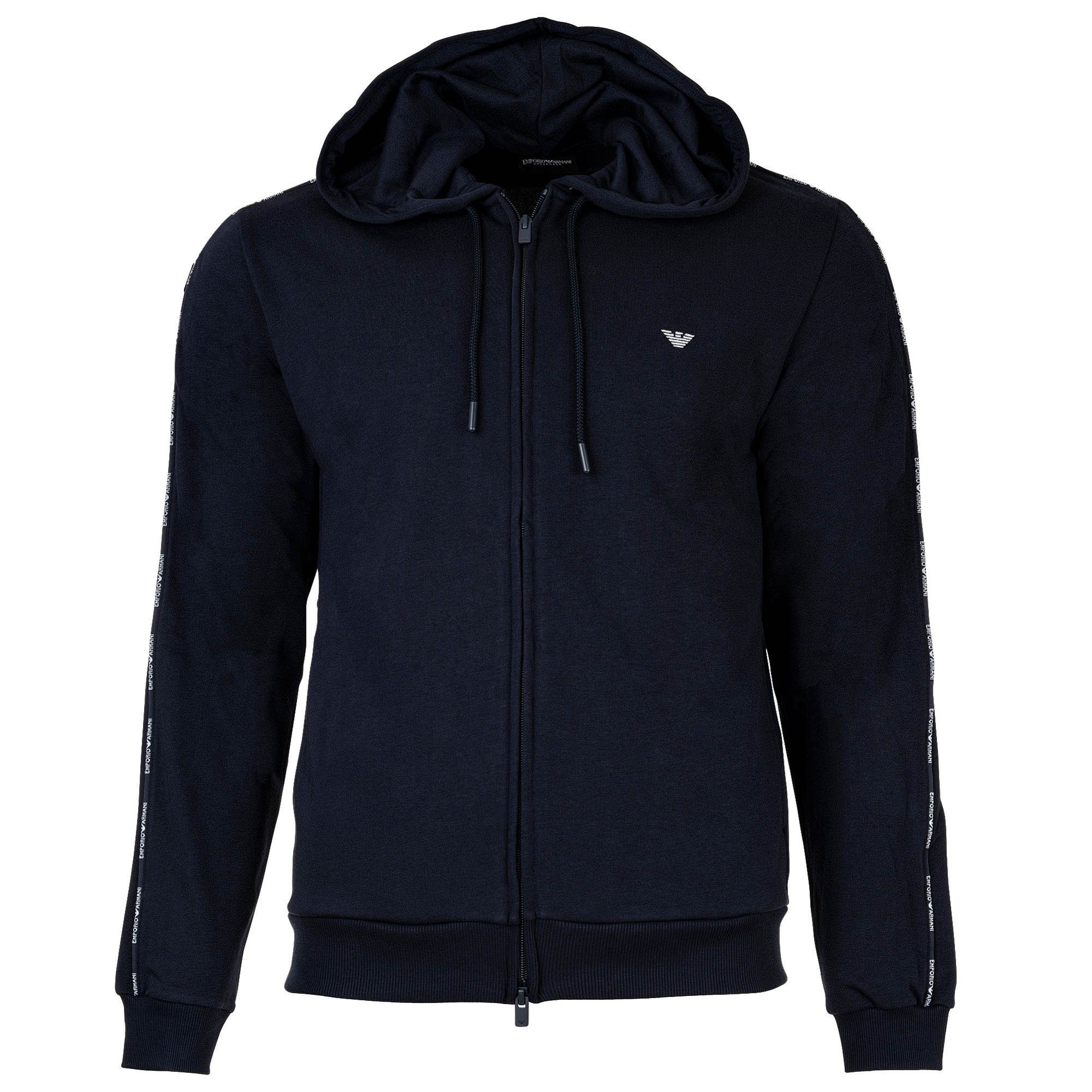 Emporio Armani Sweatshirt Herren Sweatjacke Baumwolle Basic Terry günstig online kaufen