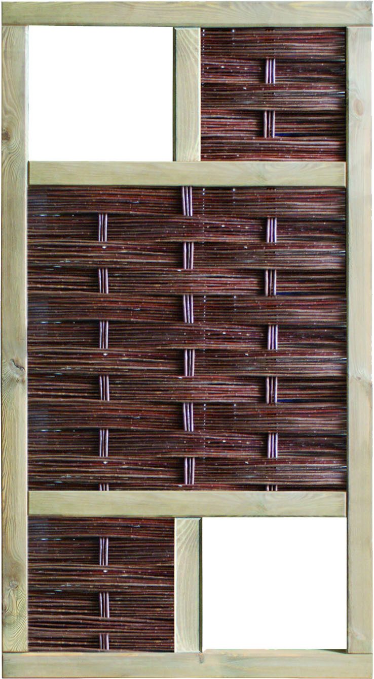 Tetzner & Jentzsch Sichtschutzelement LABOE, (Spar-Set), hochwertiges 3D‑Weidengeflecht in verschiedenen Längen